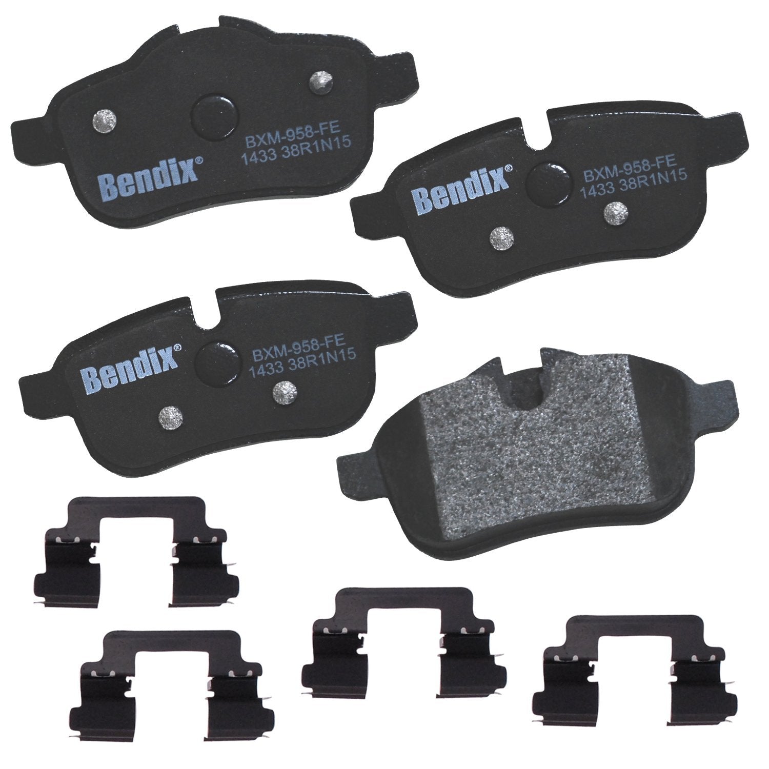 Bendix Priority1 Cfm1433 Semi-Metallic Rear Brake Pads For Bmw Z4 2016-2009