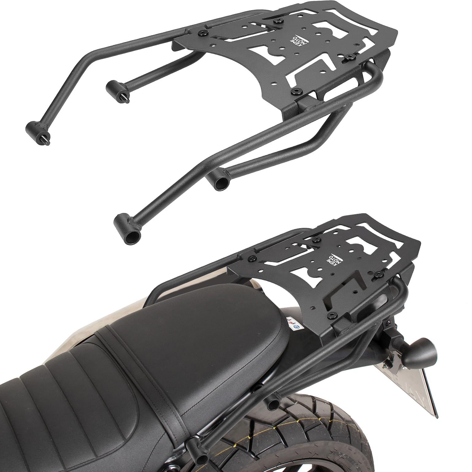 KEMIMOTO Rear Rack Luggage Compatible with SCL500 2025 2024 2023 Storage Rack Carrier Rear Tail Storage Rack