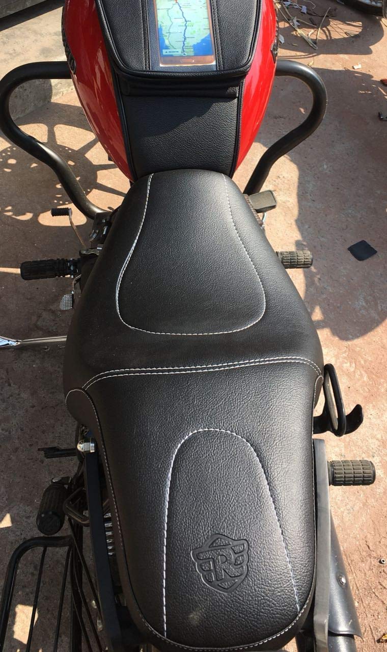 Sahara Seats Compatible with Thunderbird 350X and 500X Cushion/Foam Design Seat Cover (Black)