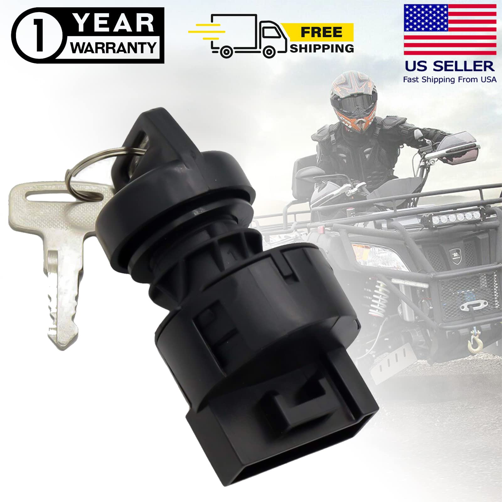 Ignition Key Switch for Polaris Sportsman 570 Touring MD SP EFI ACE Euro 2015-2016