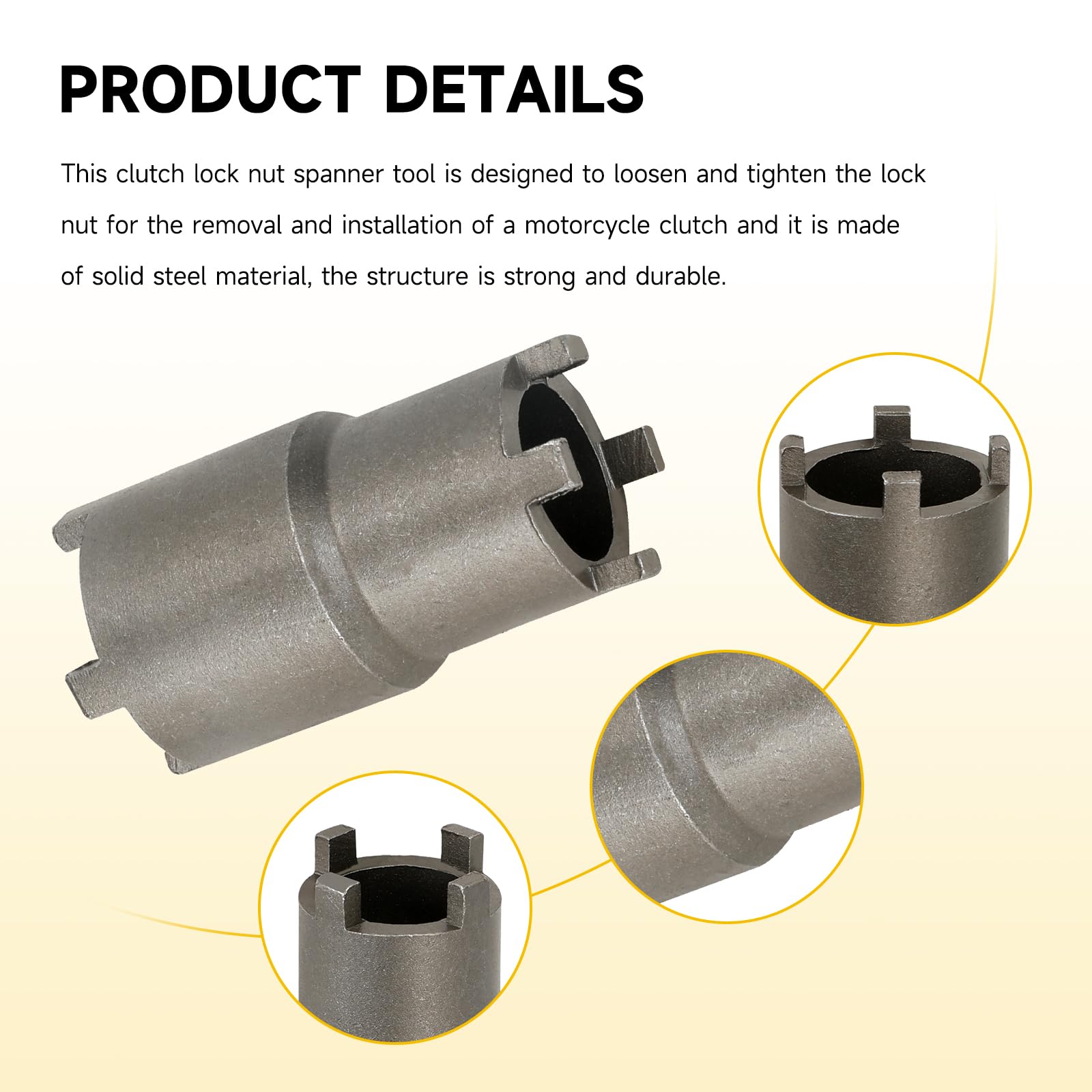 Hiaors 24Mm 20Mm Bipolar Clutch Tool Wrench Lock Nut Spanner Compatibe With Atc 110 125 Atc 90 Ca 200 Cb 200 Motorcycle Taotao R