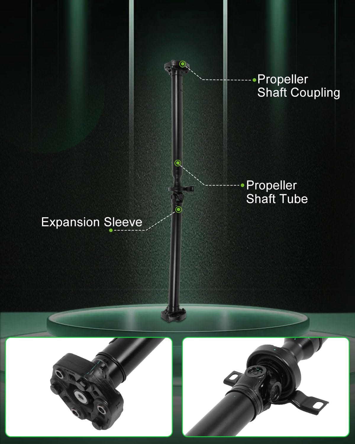 Scitoo?61.75''?Steel Rear Driveshaft Assembly Drive Shaft Prop Shaft For Cadillac Cts 2008-2014,Oe# 976-938 976938 25811730 2581