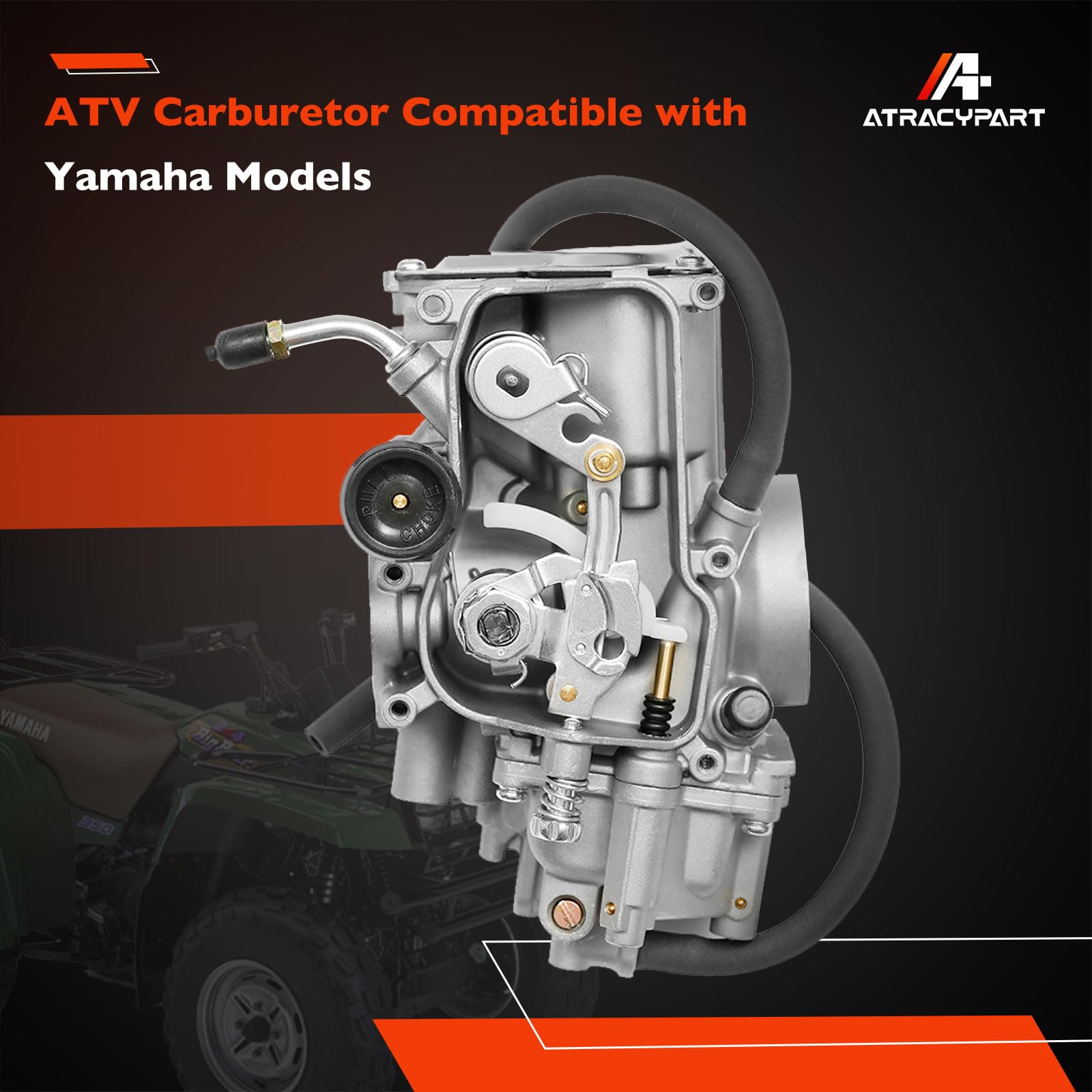 Yfm350 Carb Fits 1987-1990 & 1992-1995 Moto-4 350 Yfm350 | 1987-2004 Warrior 350 Yfm350 | 1987-1998 Big Bear 350 Yfm350 | 1996-1