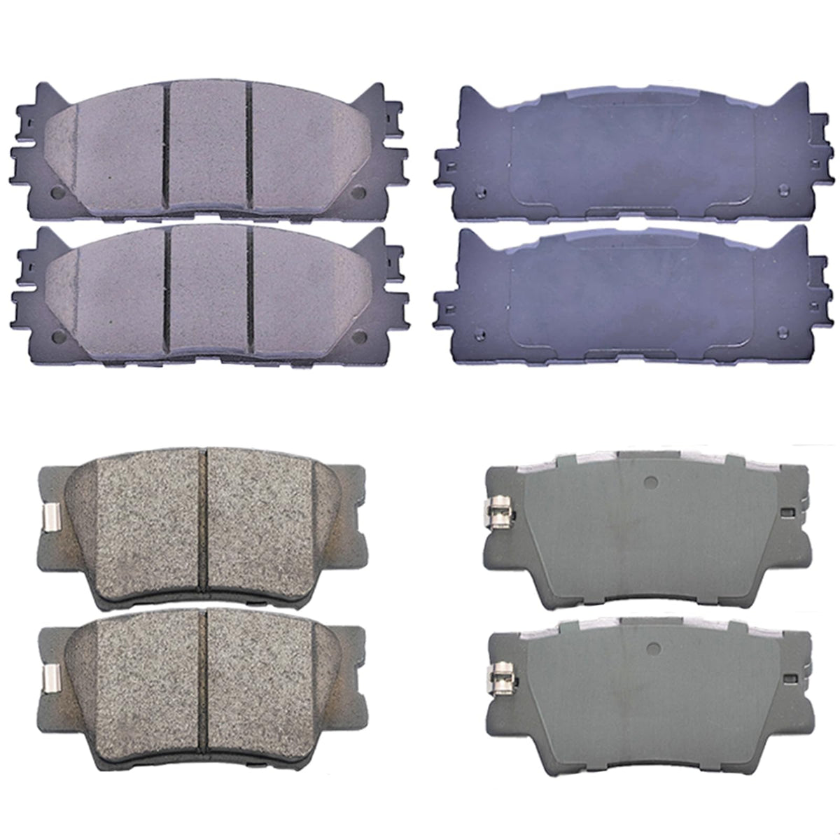EXPPOWER Ceramic Brakes Front Rear pads set for For Toyota Camry Avalon/Lexus ES350 ES300h 2007-2018
