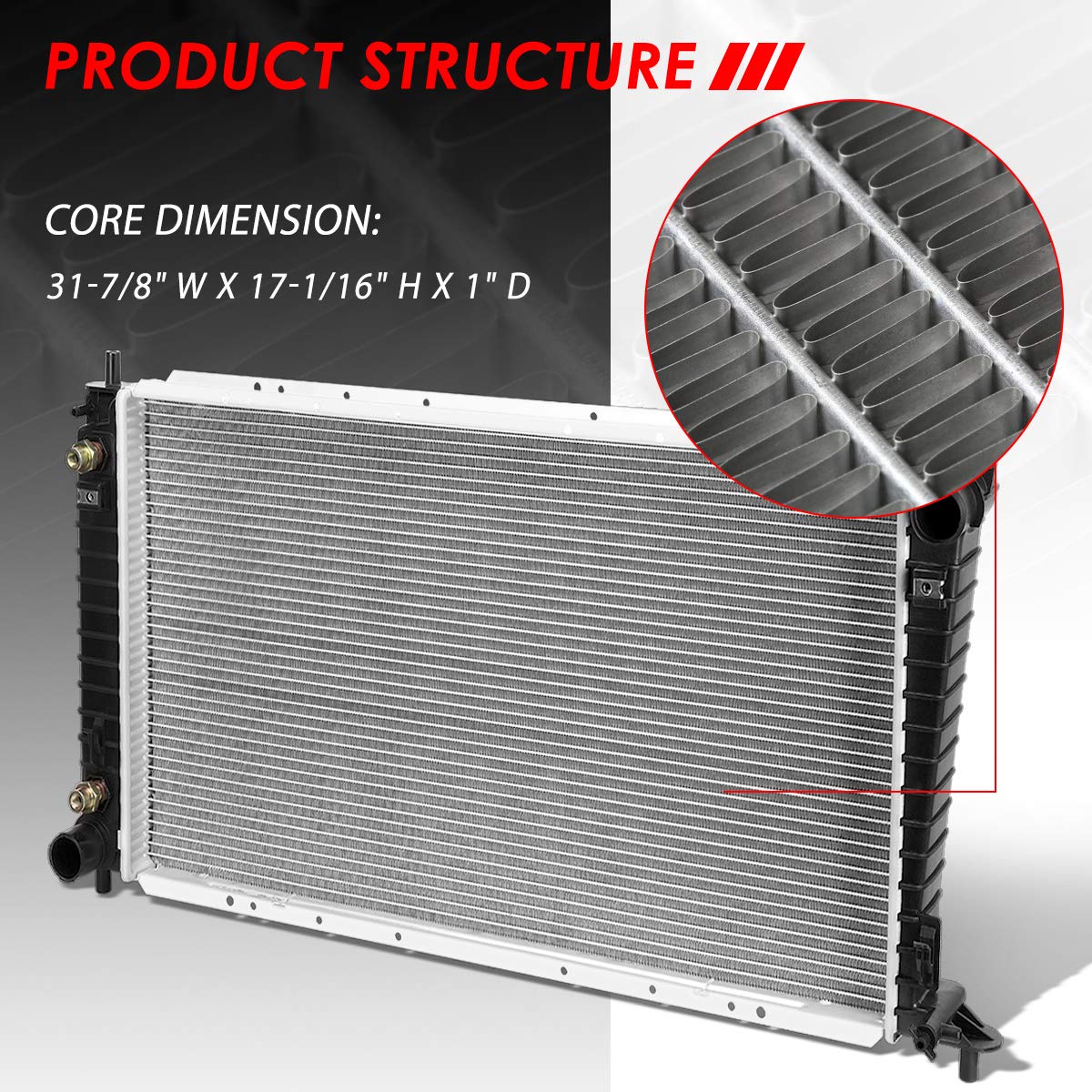 Auto Dynasty Radiator Compatible With 99-04 Ford F150-F350 Heritage Super Duty Lobo Expedition Lincoln Navigator Blackwood 4.2L