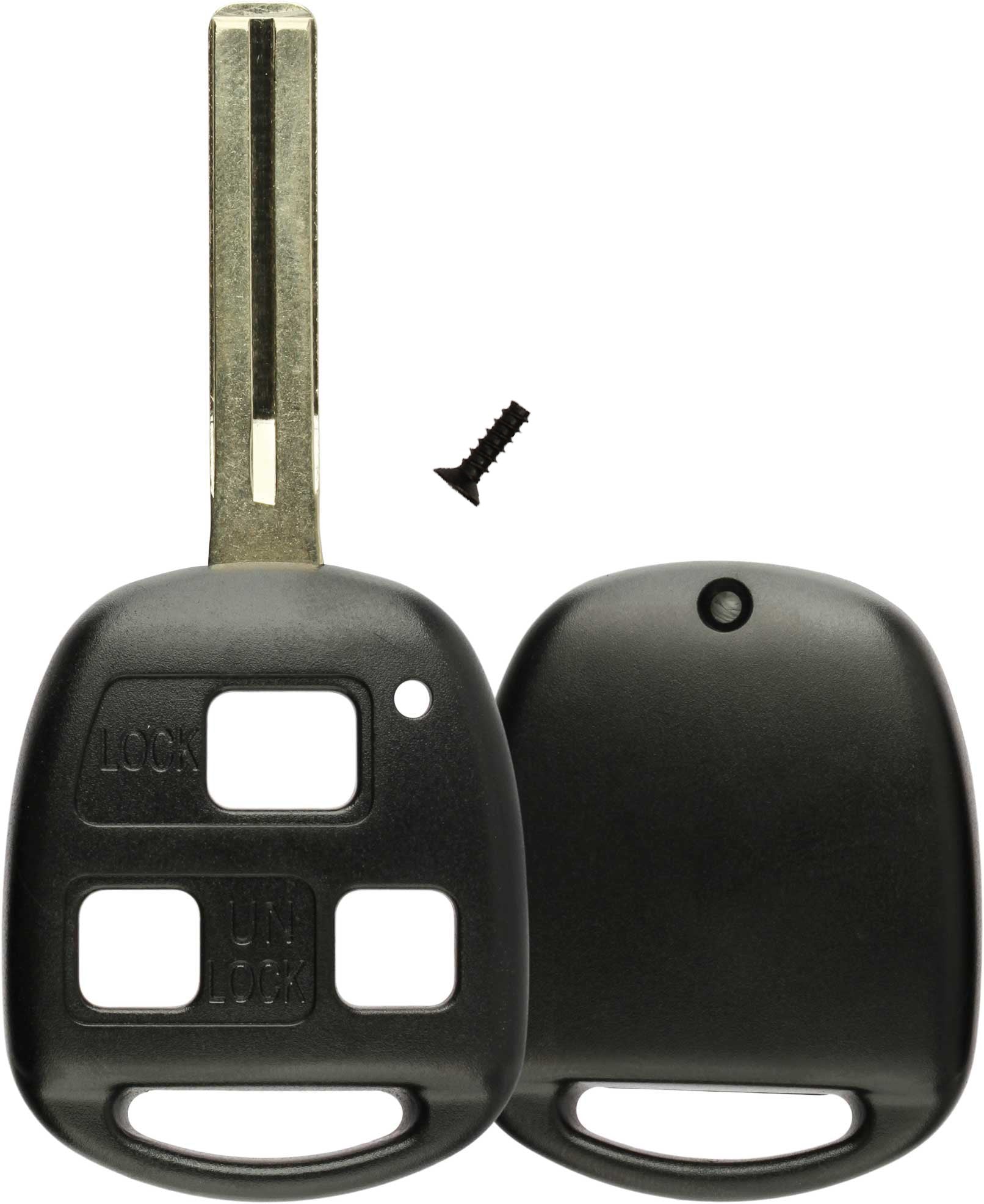 Keylessoption Key Replacement Case Shell Keyless Entry Remote Fob Uncut Blade Fix Master For Hyq1512V, Hyq12Bbt