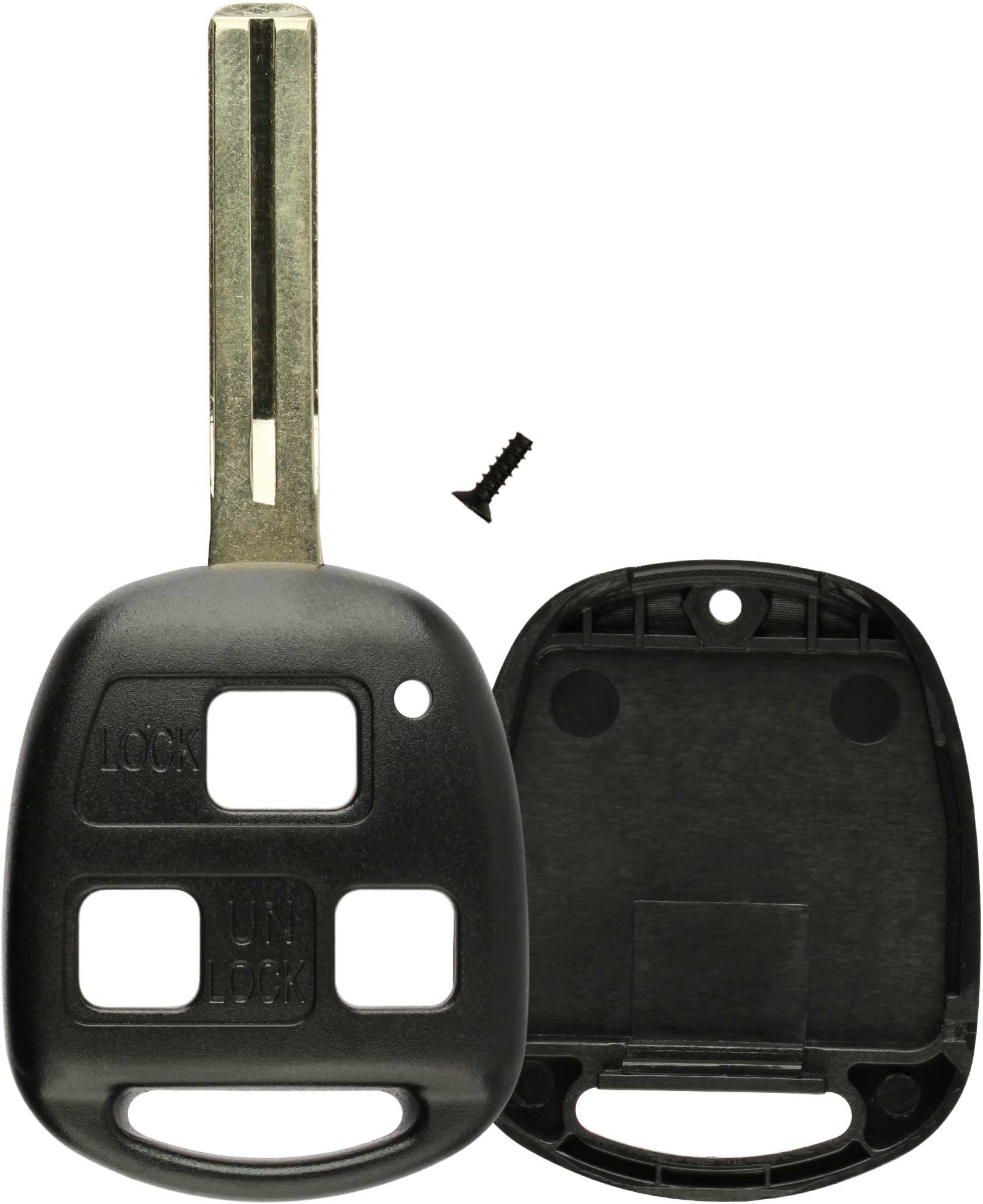 Keylessoption Key Replacement Case Shell Keyless Entry Remote Fob Uncut Blade Fix Master For Hyq1512V, Hyq12Bbt