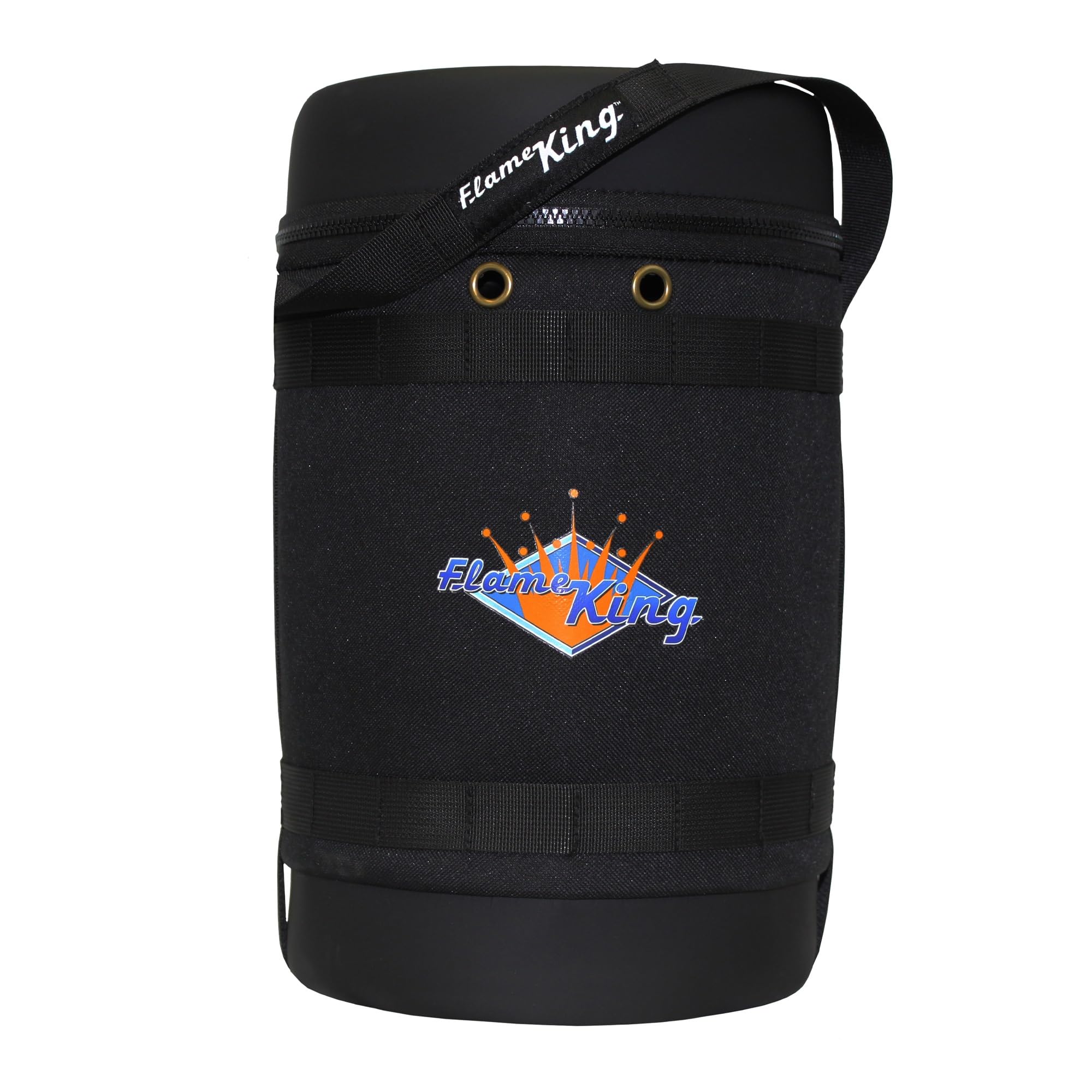 Flame King Gas Hauler for 5LB Propane Tank - Insulated Protective Carry Case for Camping and Outdoor Adventures