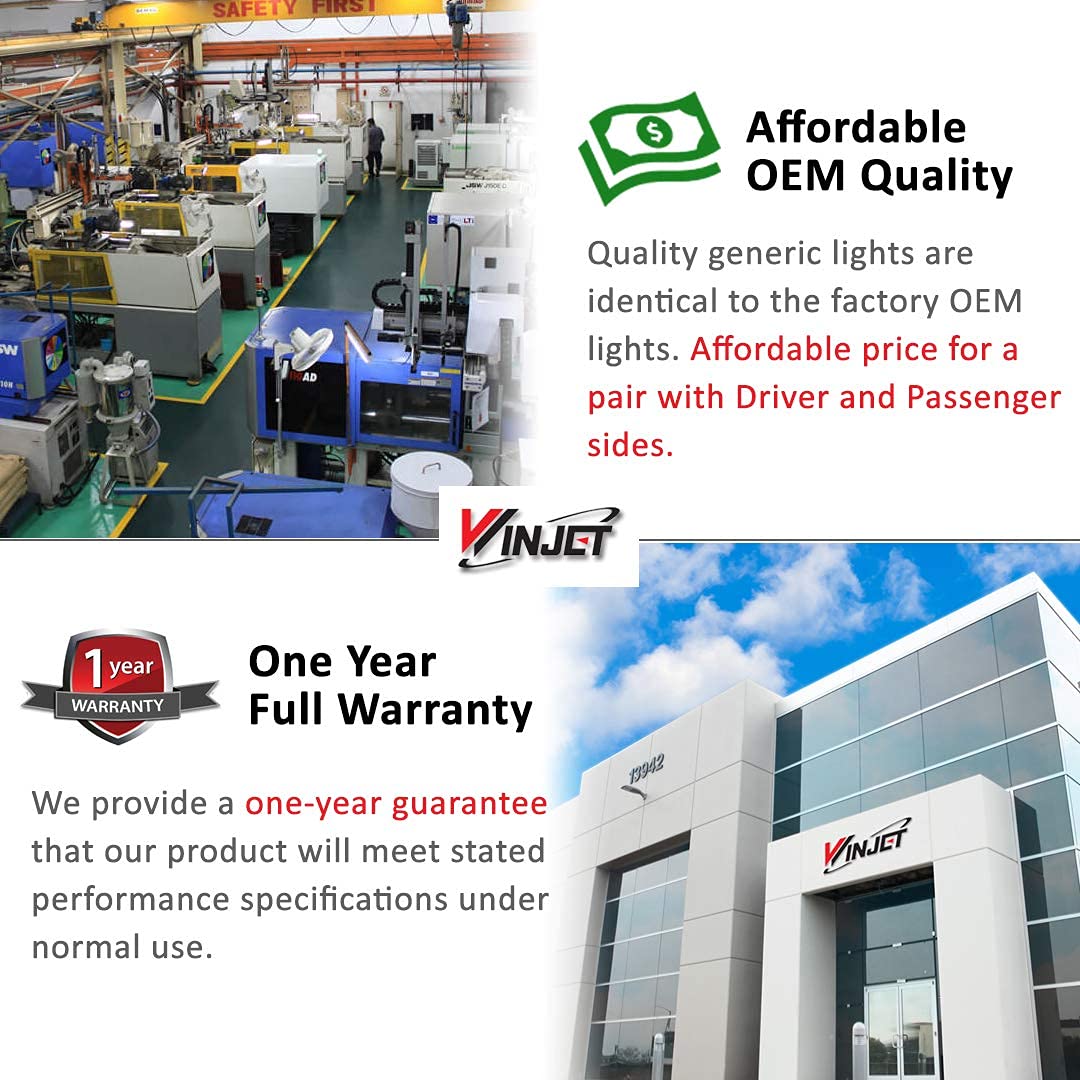 Winjet Wj30-0556-09 Oem Series For 2006-2007 Ford Ranger Clear Lens Factory Style Oe Fitment Replacement Fog Light A Pair Set