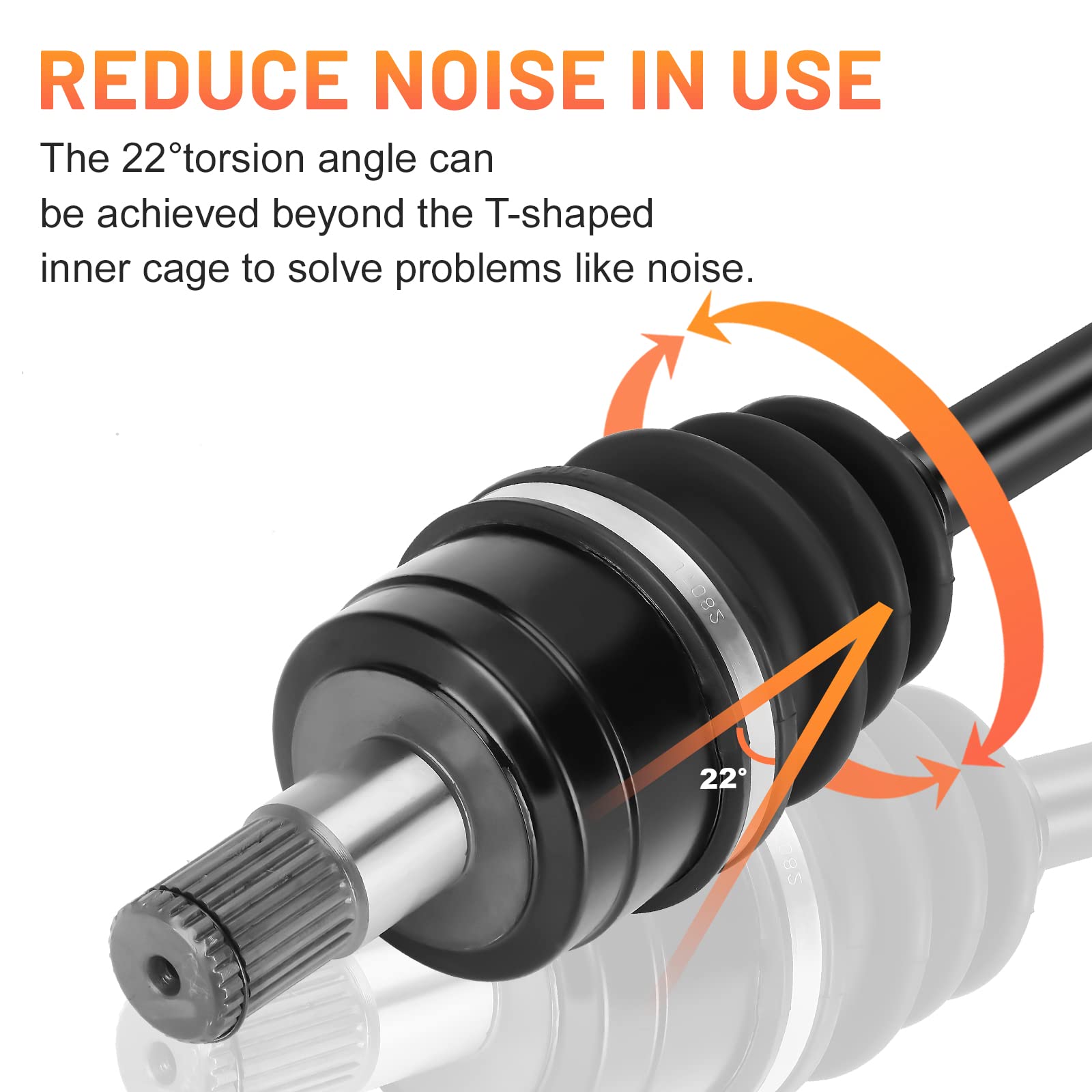 Rear CV Axle Shaft for Polaris Sportsman 400 450 500 570 800 HO 2006 2007 2008 2009 2010 2011 2012 2013 2014 1332935-1 Pcs Left/