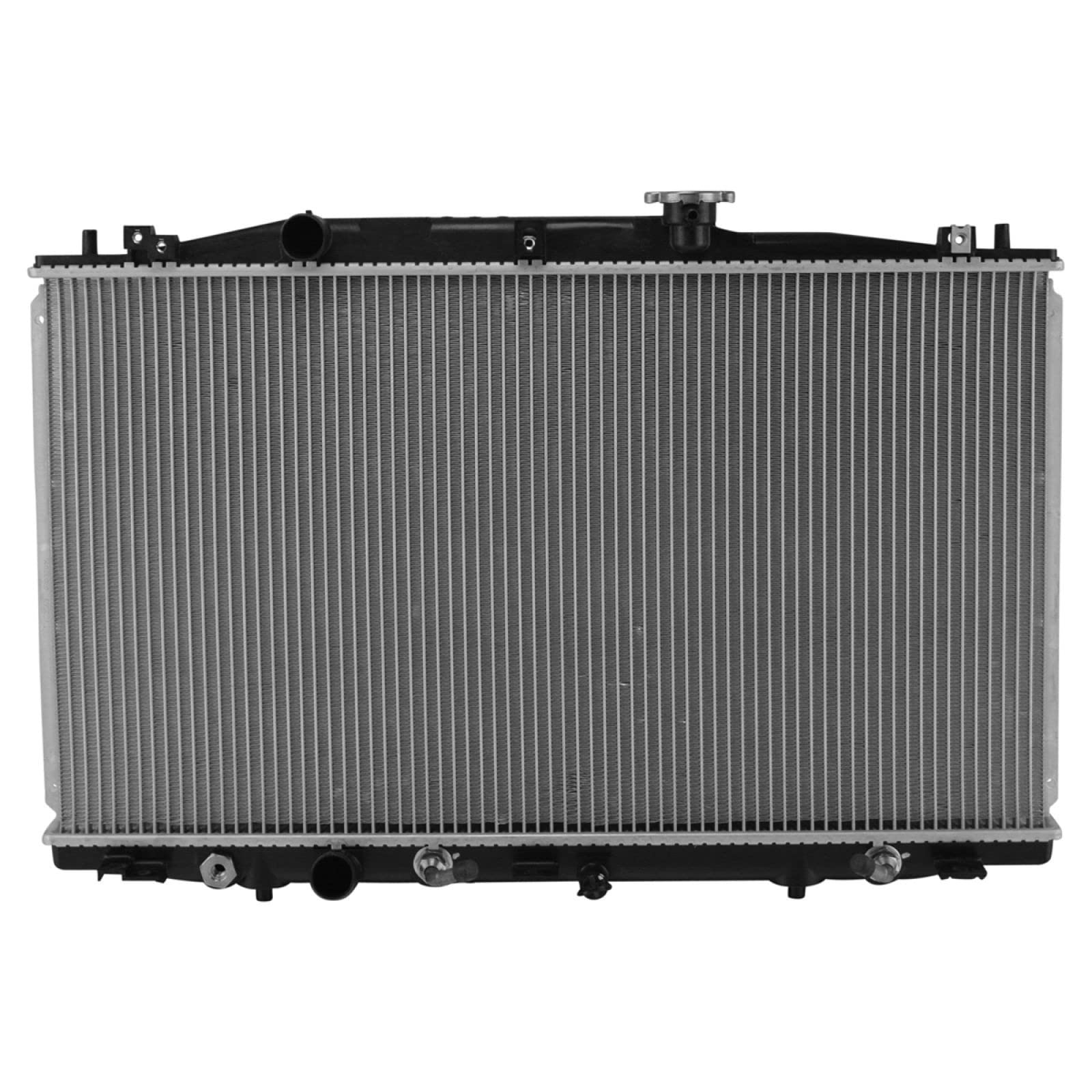 Trq Radiator Assembly Aluminum Core Compatible With 03-07 Honda Accord Cu2599 Cu2797 Ho3010187 Ho3010203 Ho3010206