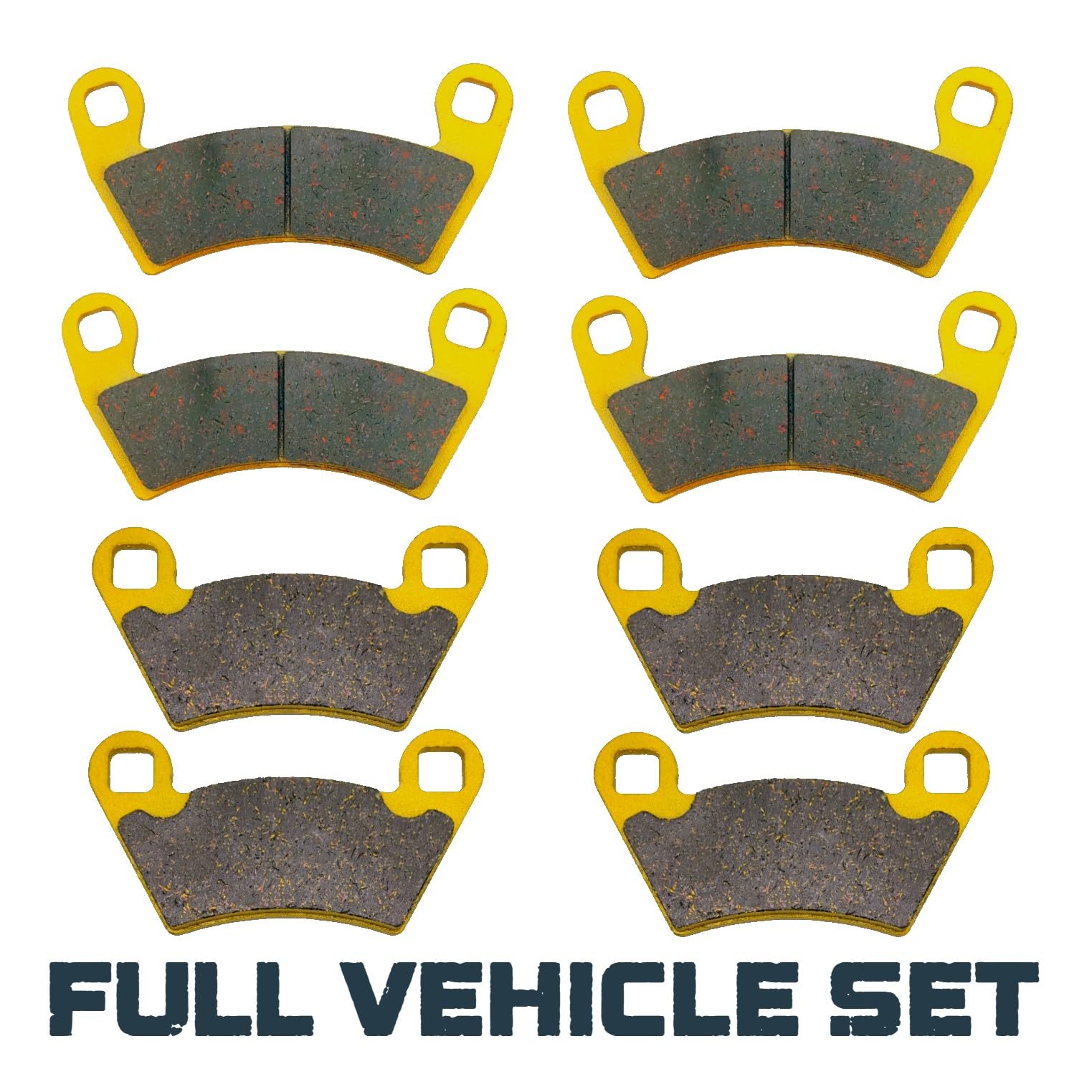 Traild Ceramic Brake Pad Set For Polaris Ranger 500, 570, 700, XP 800, XP 900, XP 1000, Brutus, Diesel, EV 2008-2025 Front & Rea