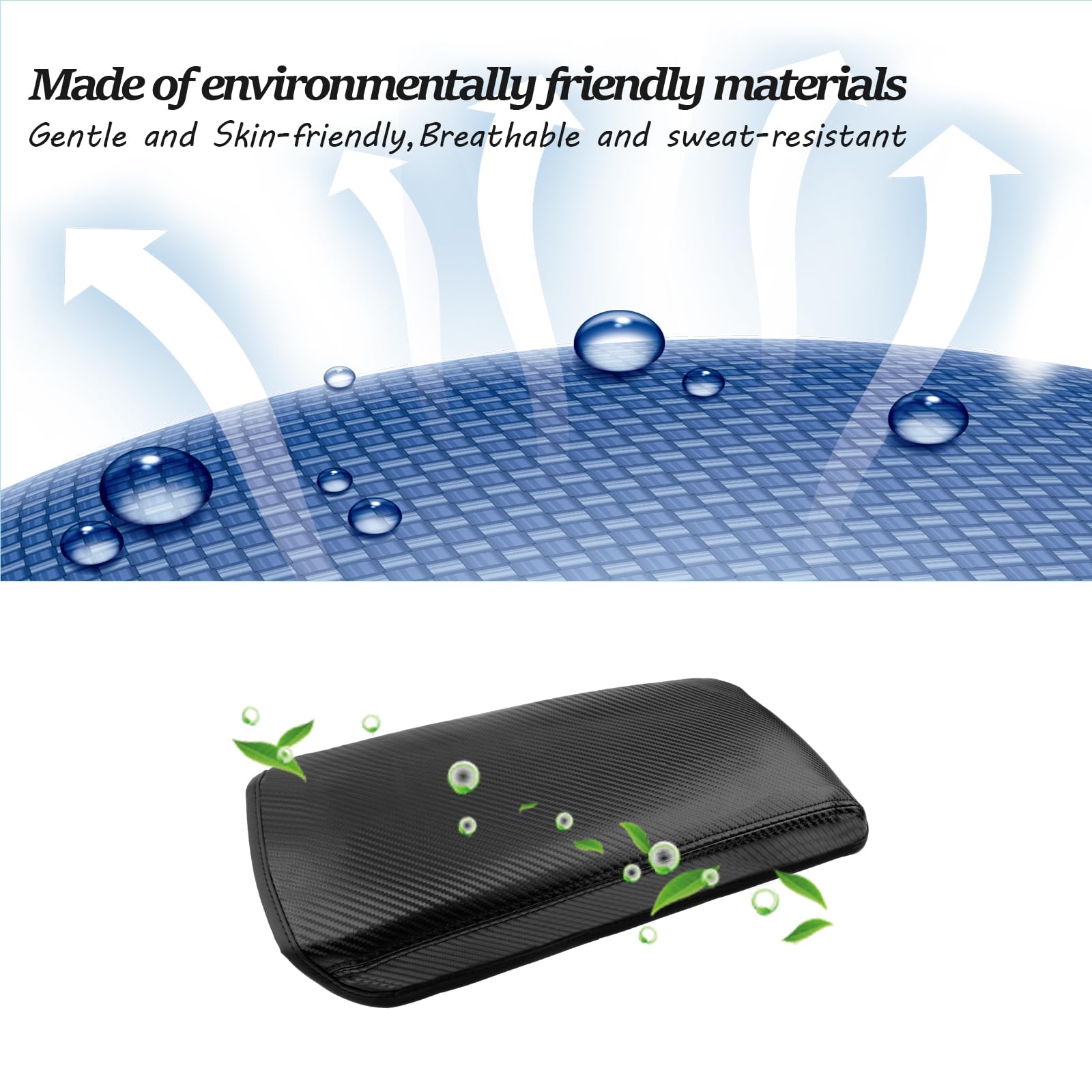 Sktu For 2019 2020 2021 2022 2023 2024 Mazda 3 Mazda3 Center Console Cover 2023 2024 Mazda3 Armrest Pad 2024 Mazda3 Bp Seat Box Cover Automotive Car Center Console Soft Cushion (Carbon Fiber)