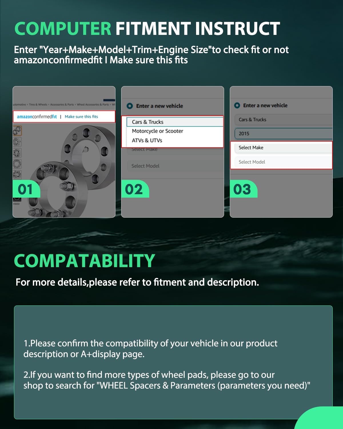 SCITOO 2Pcs 15mm 5 Lug 5x130 Wheel Spacers fit for Panamera Wheel Spacers for Cayenne Wheel Spacers for 911 for Boxster Wheel Spacers 5x130mm to 5x130mm with 14x1.5 Studs Center Bore 71.56mm