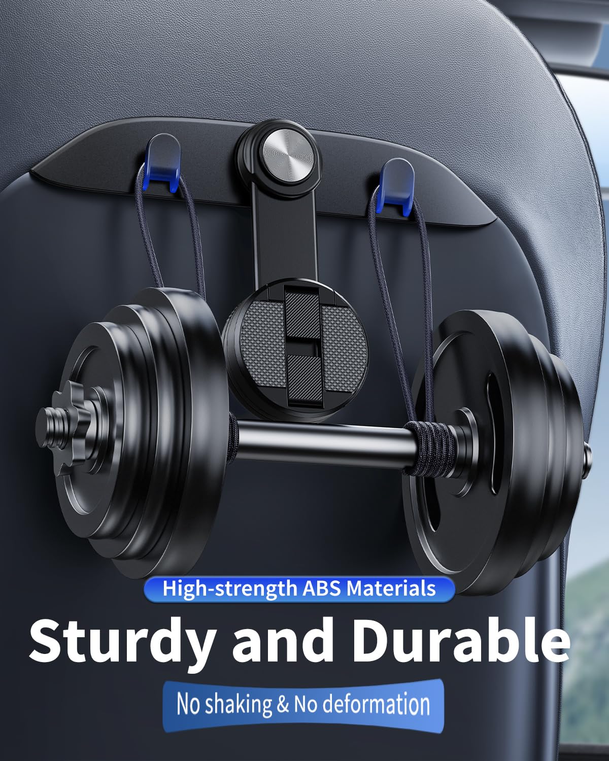 Dicmky 1 Pack Tesla Hooks & Phone Mount For Tesla Model Y(Juniper) Model 3(Highland) Accessories 2026 2025 2024 2023 2022 2021,