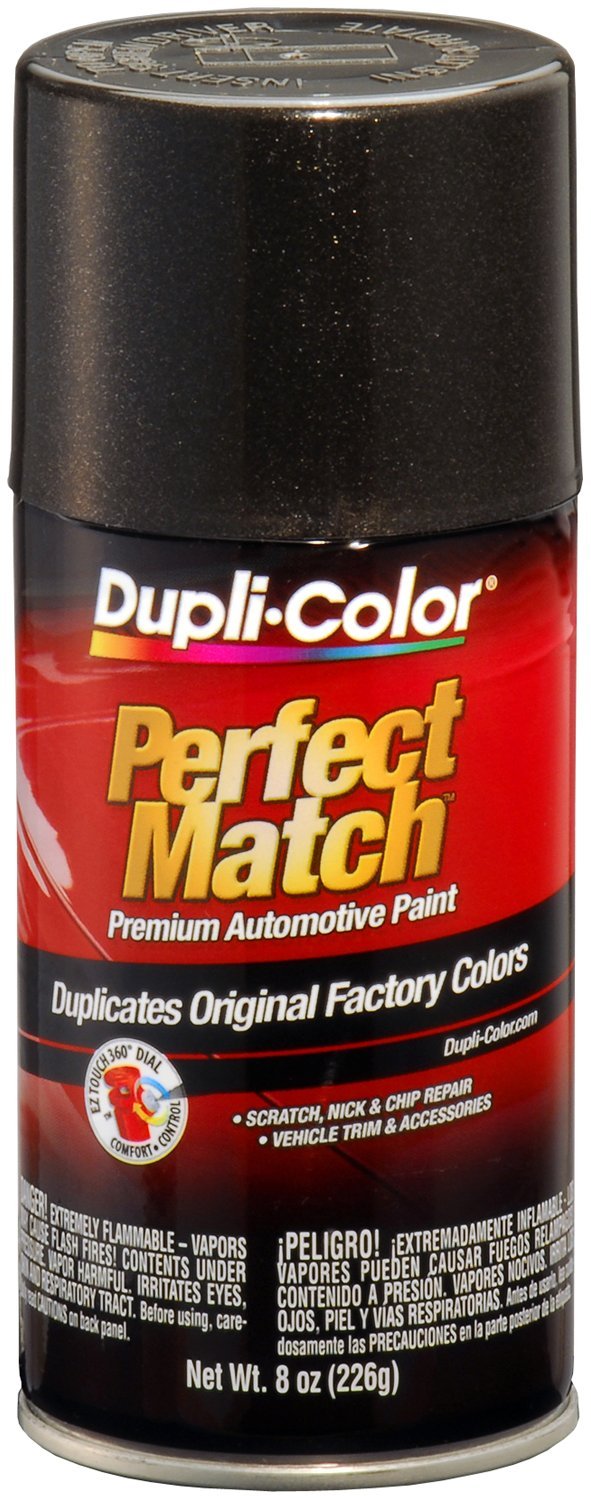 Dupli-Color (Ebun00907-6 Pk Universal Black Metallic Perfect Match Automotive Paint - 8 Oz. Aerosol, (Case Of 6)