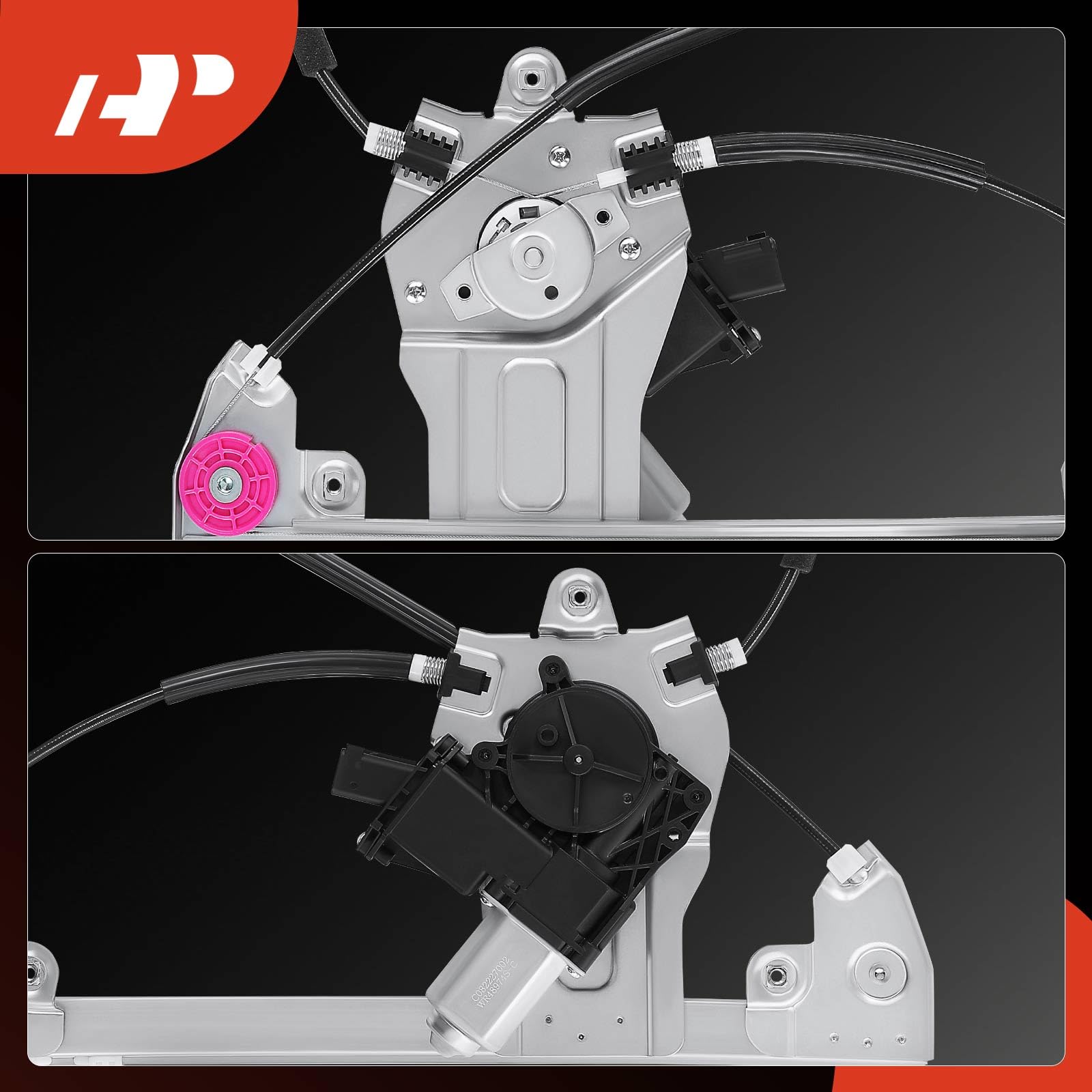 A-Premium Front Driver Side Power Window Regulator with Motor Compatible with Chevy Cruze 2011-2015, Chevrolet Cruze Limited 2016 - with Auto Up and Down (7 Pins Connector)- Replaces # 94532757