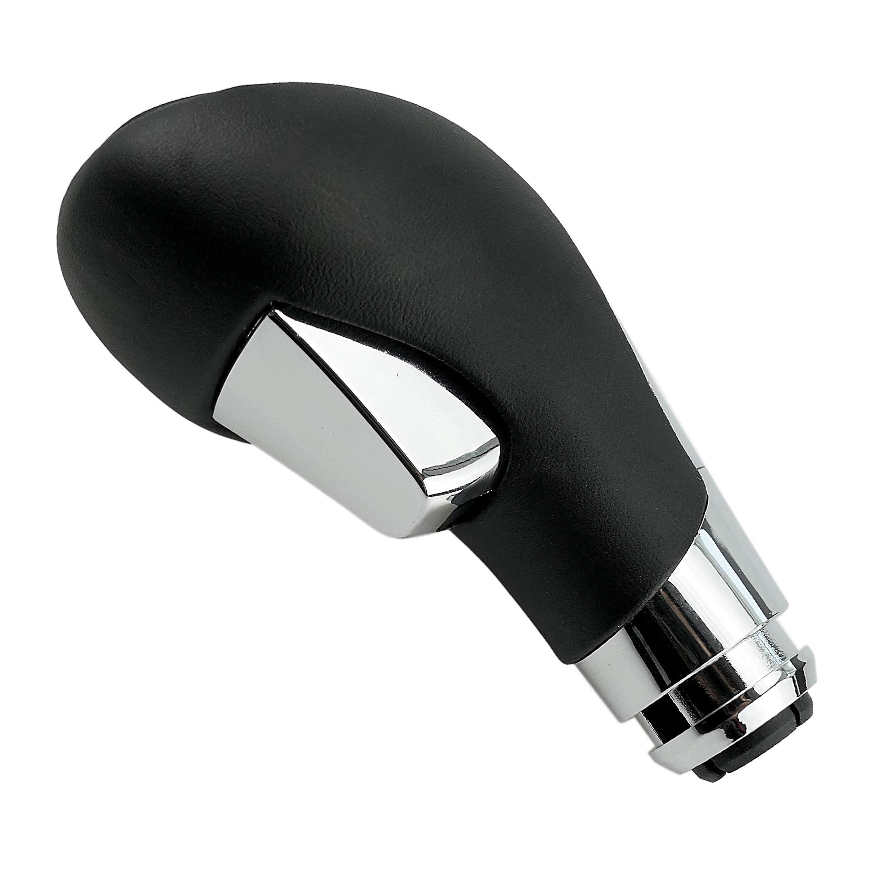 AUGREX Gear Shifter Knob for Buick Verano 2012-2017, Black Leather Shift Knob Adapter, Plastic Material