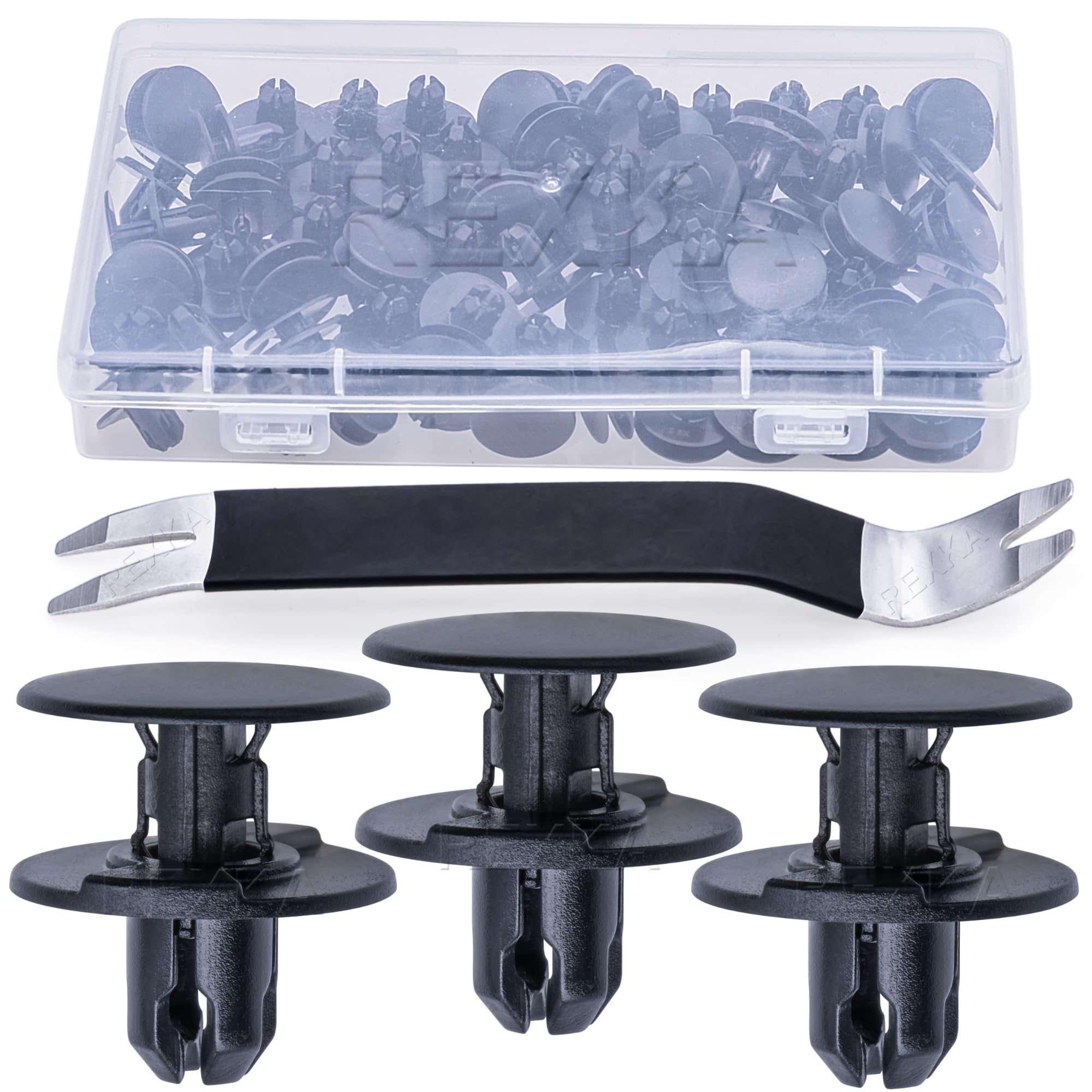 Rexka 51Pcs Front Fender Liner Retainer Clip 91501-Tr0-003 For Honda Acura Accord Civic Clarity Crosstour Cr-V Fit Odyssey Ilx M