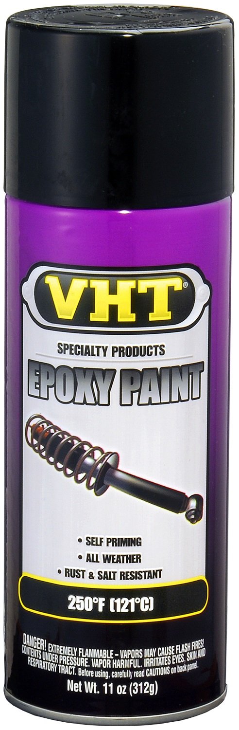 Vht Epoxy All Weather Paint Gloss Black 11 Oz. Aerosol, Lot of 6