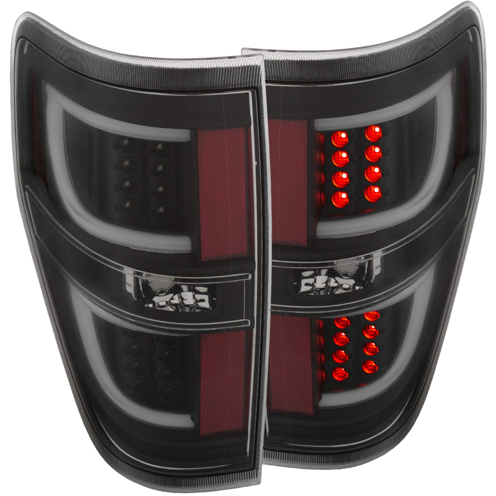 Anzo Usa 311257 Anzousa 311257 L.E.D T.L G2, Black/Clear/Red