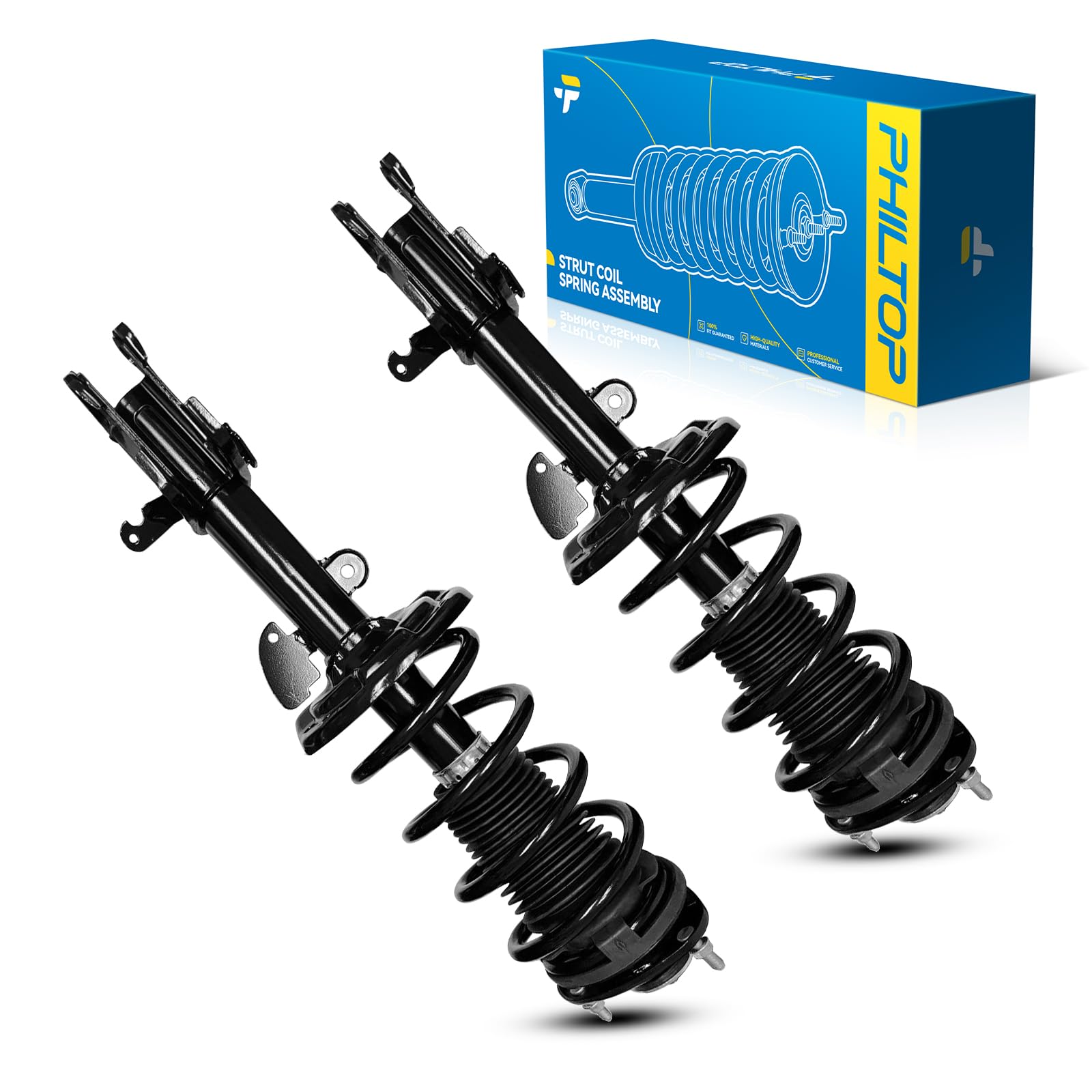 Philtop Front Complete Struts Shock Absorber Fits Pilot 2009 2010 2011 2012 2013 2014 2015 172647 172648 Struts With Coil Spring