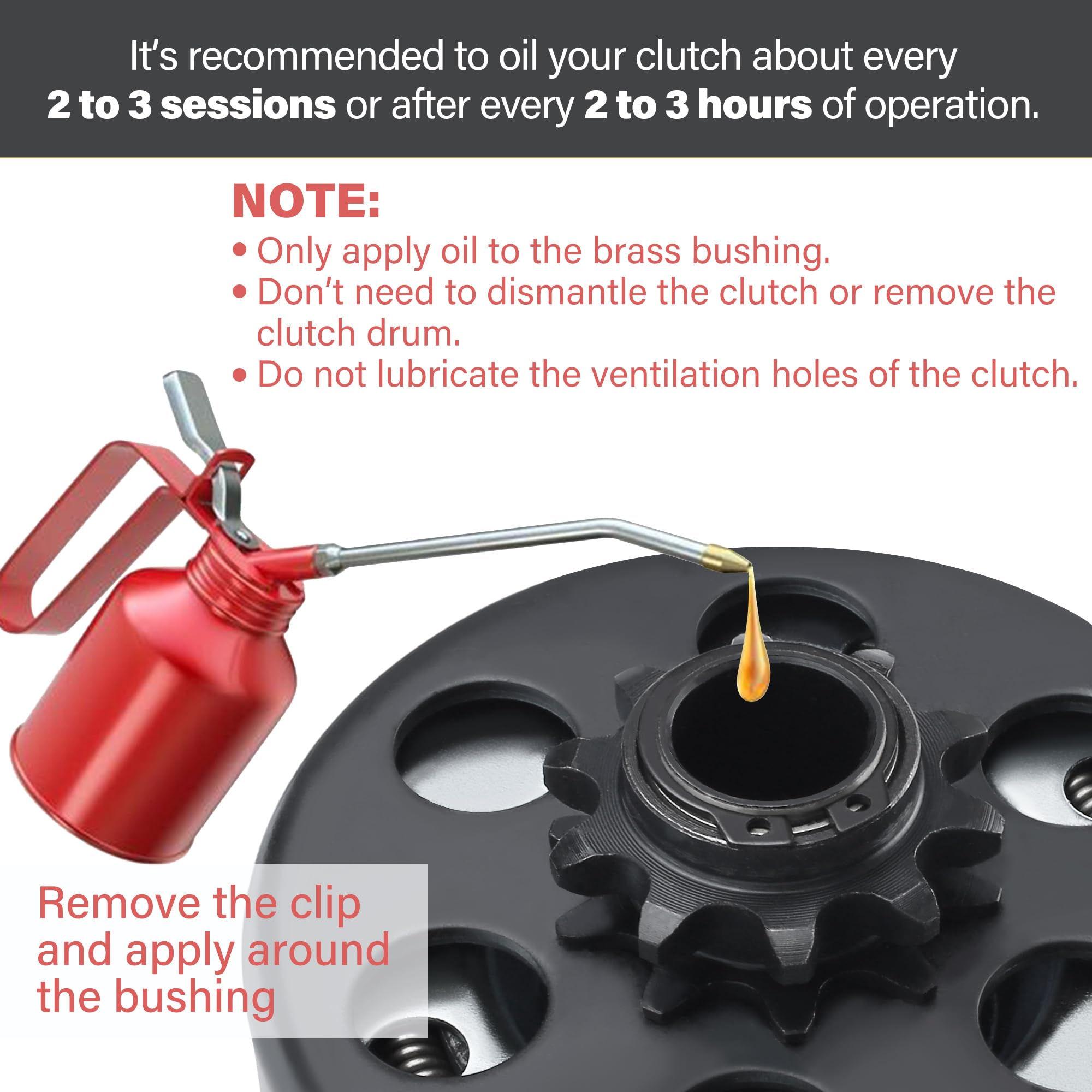 LotFancy Go Kart Clutch 3/4 Bore 12T for #35 Chain, Predator 212 Engine Centrifugal Clutch, with Screws Allen Wrench Clutch Bolt