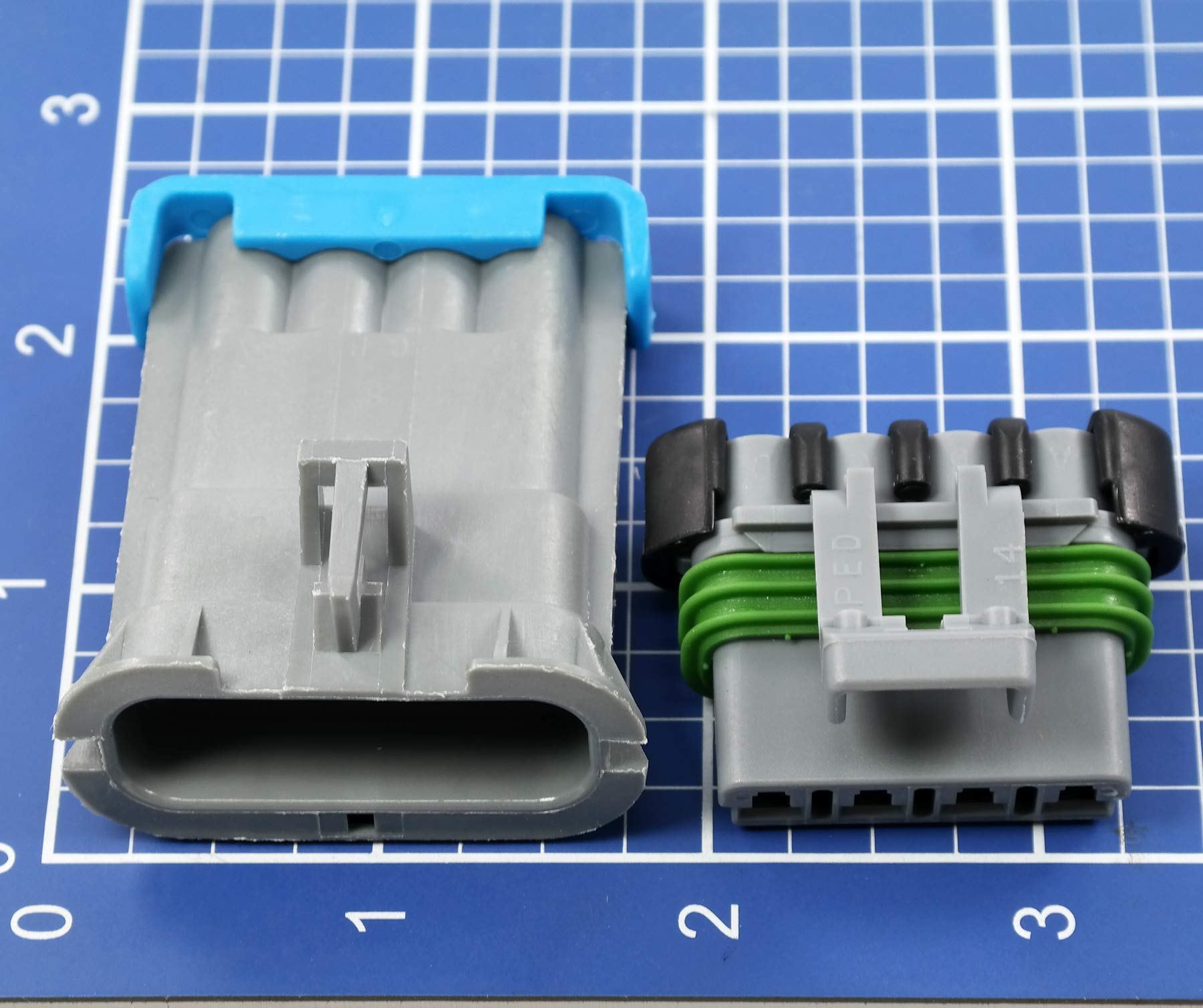 30Amp (4-Pin) Metri-Pack Waterproof Connector Terminals And Seals 10-12 Awg