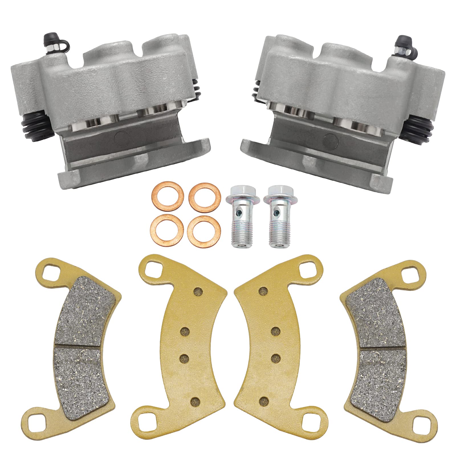 Rear Brake Caliper for Polaris RZR 1000 XP, RZR Turbo, RZR RS1, RZR 900 4-Seater Without Bracket OEM# 1912141 1912142 1912478 19