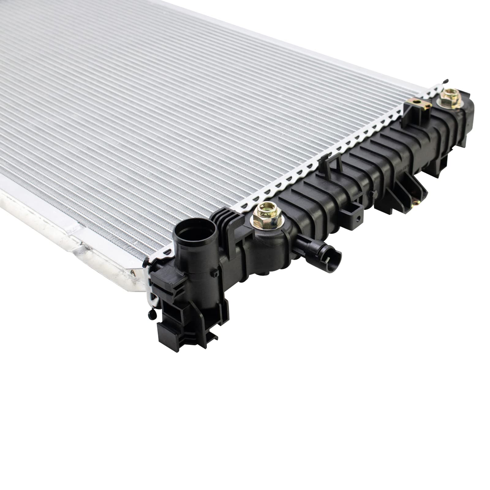 Trq Radiator Assembly Aluminum Core Compatible With 17-19 Buick Lacrosse 16-18 Chevrolet Malibu Cu13574