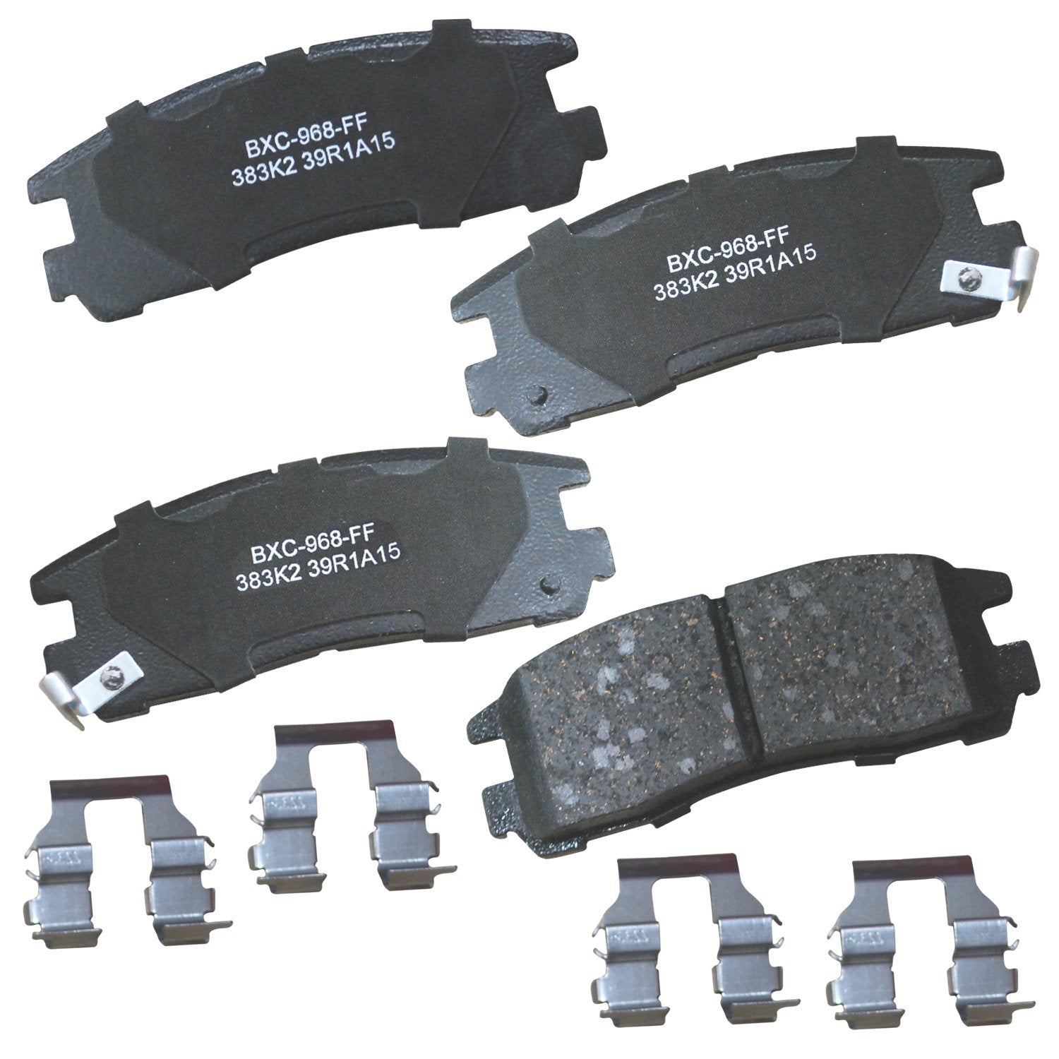 Bendix Premium Sbc383K2 Ceramic Rear Brake Pads For Select Models Chrysler Sebring,Dodge,Stealth,Stratus,Eagle Summit,Talon,Vist