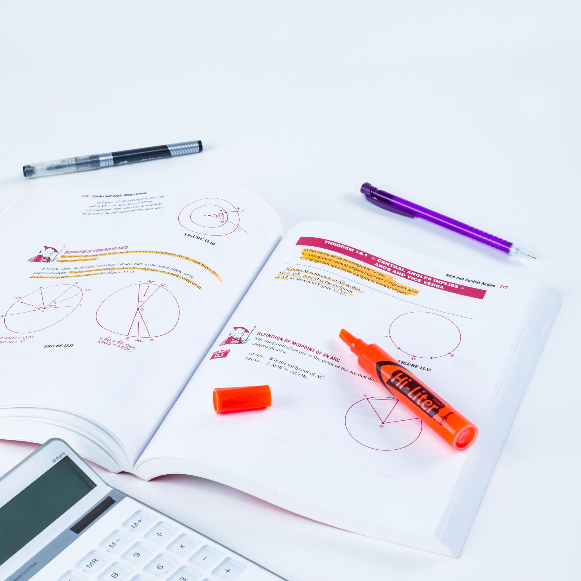 Avery Hi-Liter Desk-Style Highlighters, Smear Safe Ink, Chisel Tip, 12 Fluorescent Orange Highlighters (24050)