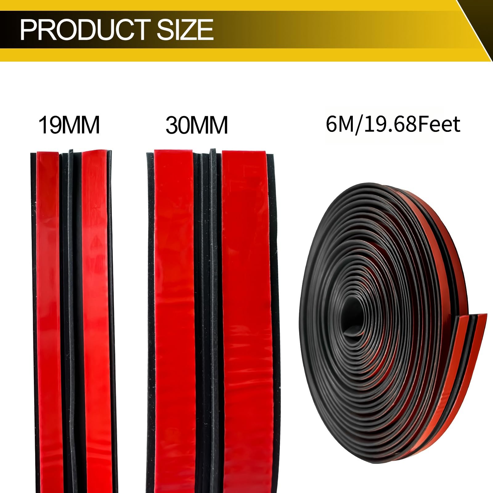 19.68 Windshield Rubber Seal Car Weather Stripping Trim T Shape Sealing Strip for Car Front Rear Windshield, Molding,Tailgate Ad