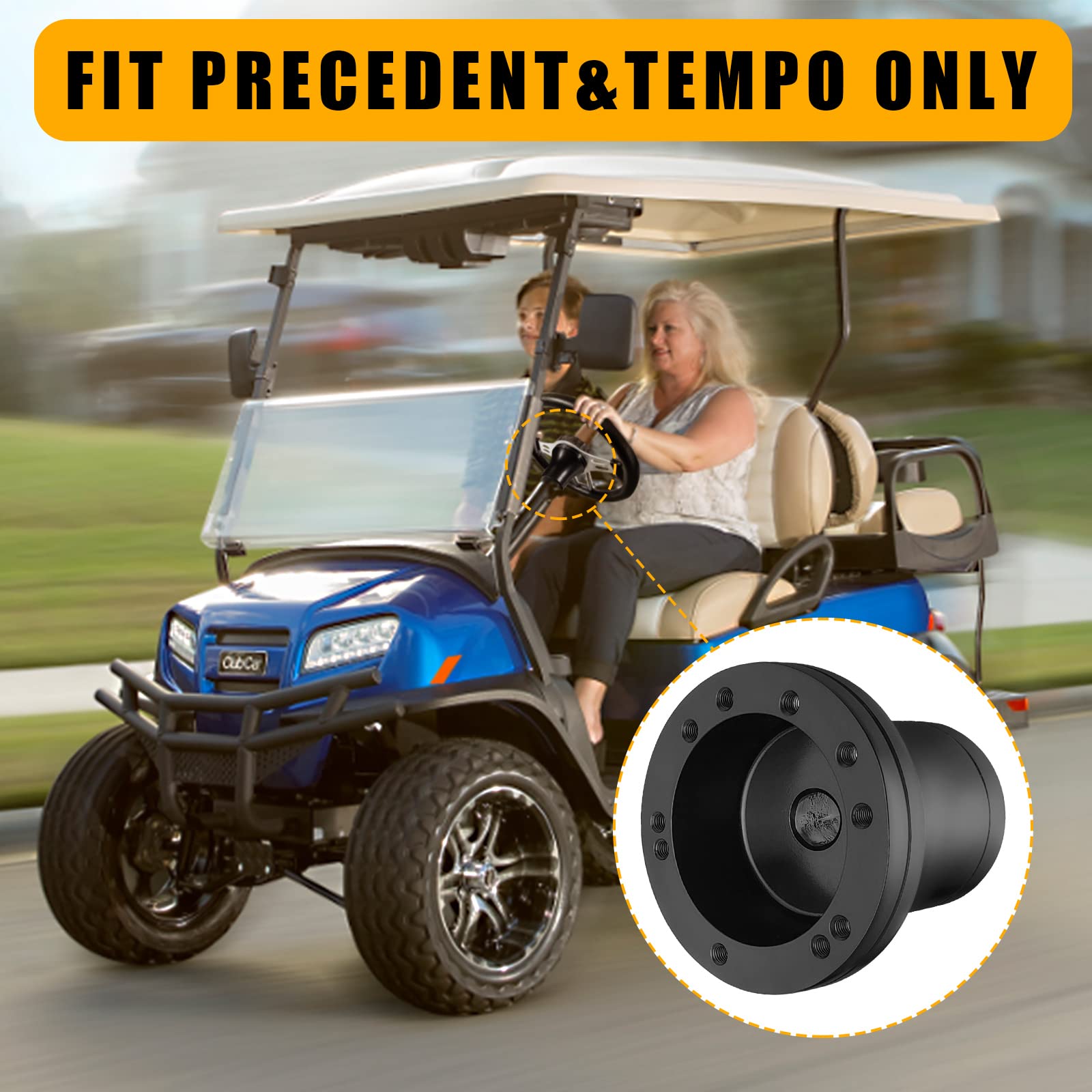 Club Car Steering Wheel Adapter Golf Cart Steering Wheel Adapter Hub For Club Car Precedent Onward 2019 Tempo Golf Cart