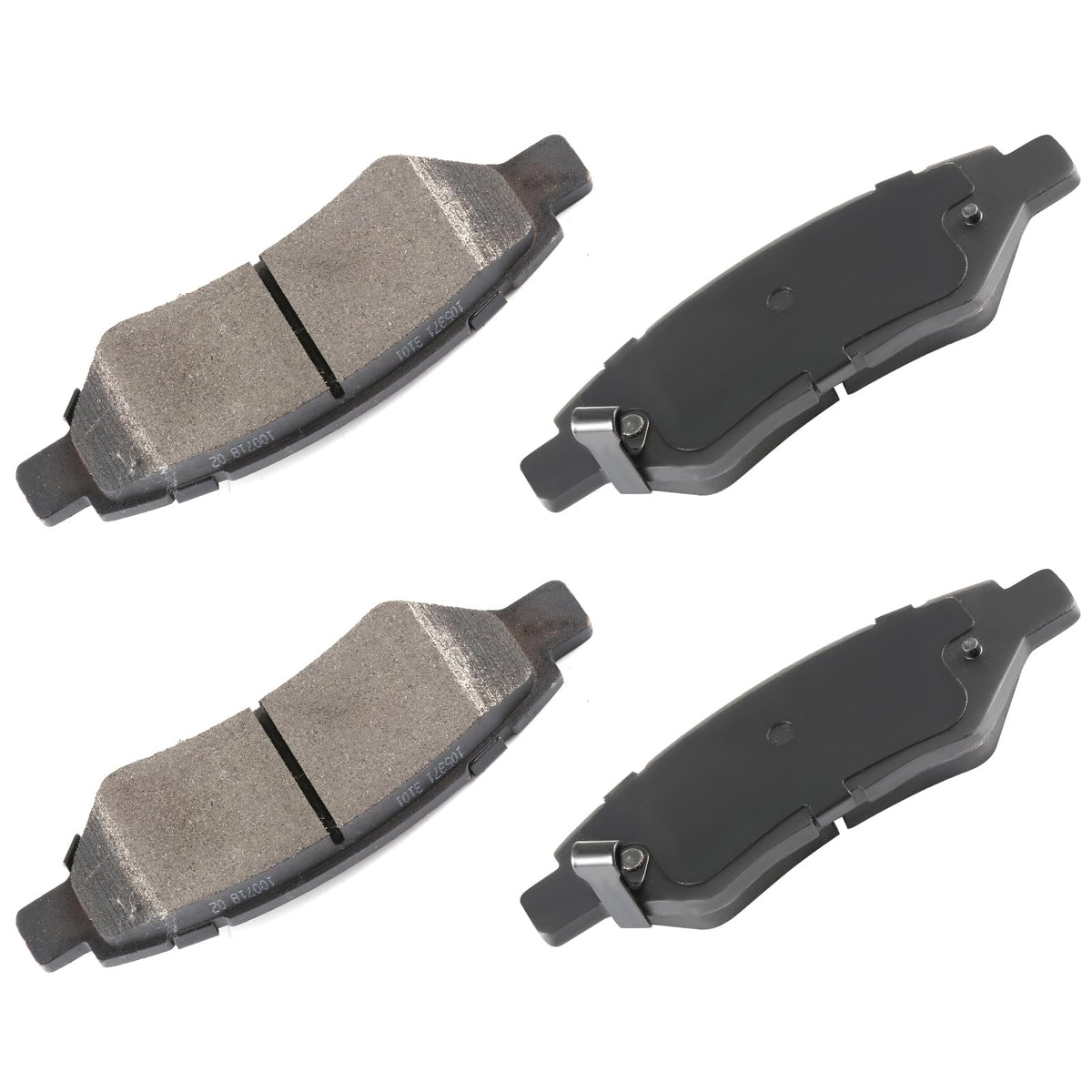 Cciyu D1337 Rear Ceramic Brake Pads Kits 4Pcs Fit For 2008-2014 For Cadillac Cts,2010-2016 For Cadillac Srx,2010-2015 For Chevro