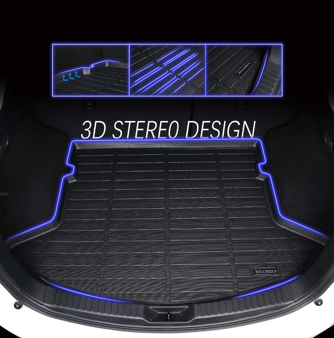 KELCSEECS Floor Mats & Cargo Liner for 2024 2023 2022 2021 2020 2019 2018 Chevrolet Chevy Equinox & GMC Terrain/Terrain Denali A