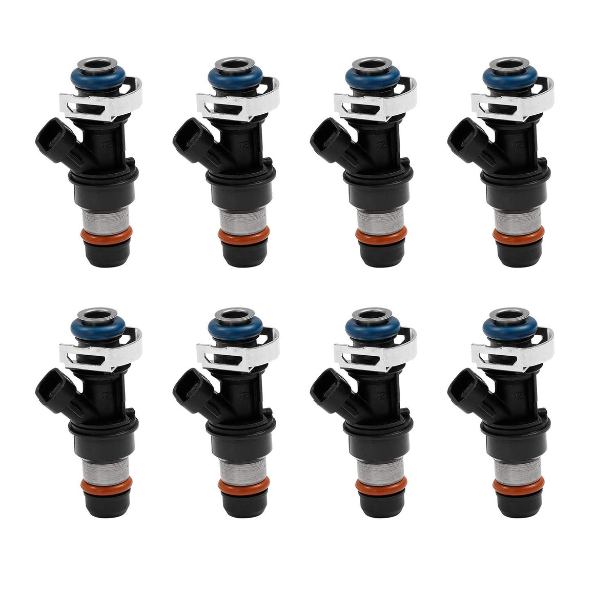 Fuel Injector 2 Holes 8Pcs | 4.8L 5.3L 6.0L Engine | for 2001-2007 Chevy Silverado Suburban Tahoe GMC Sierra Yukon Cadillac Esca
