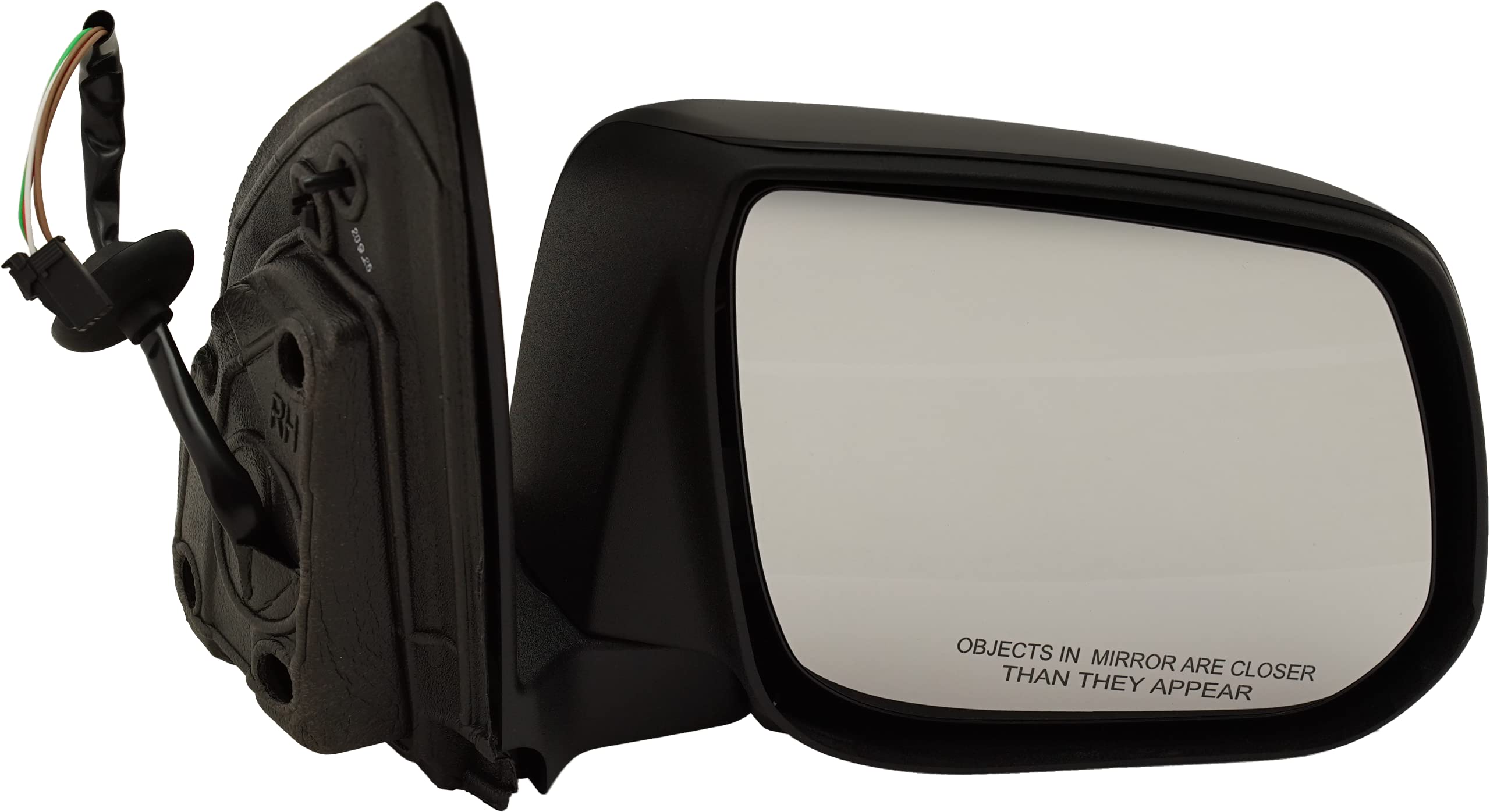 Kool-Vue Passenger Side Mirror Compatible with 2018-2021 Chevrolet Colorado, Fits 2018-2021 GMC Canyon Paintable, Heated, Power Glass - GM1321546