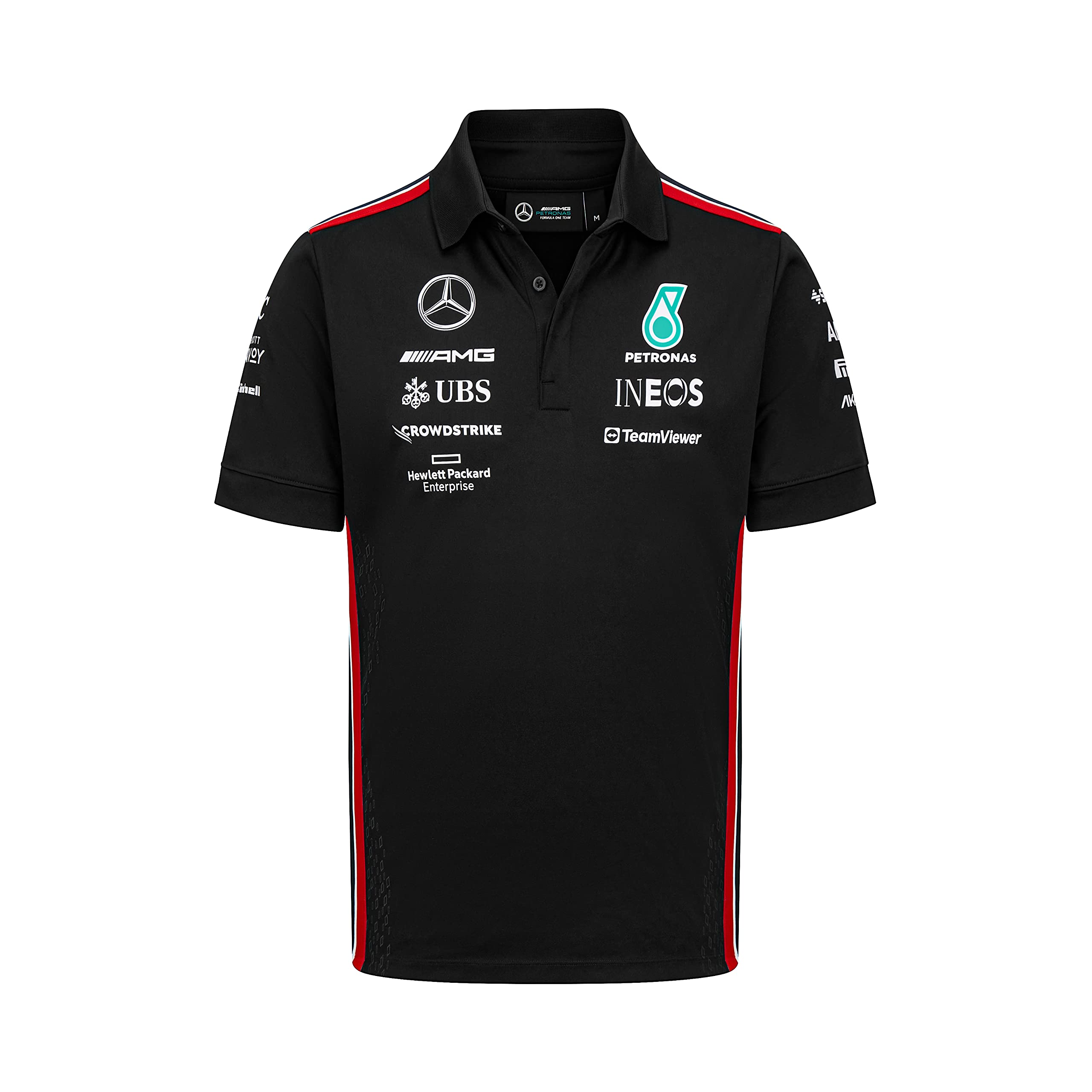 Mercedes Amg Petronas Formula One Team - 2023 Team Polo - Black - Men - Size: Xxl