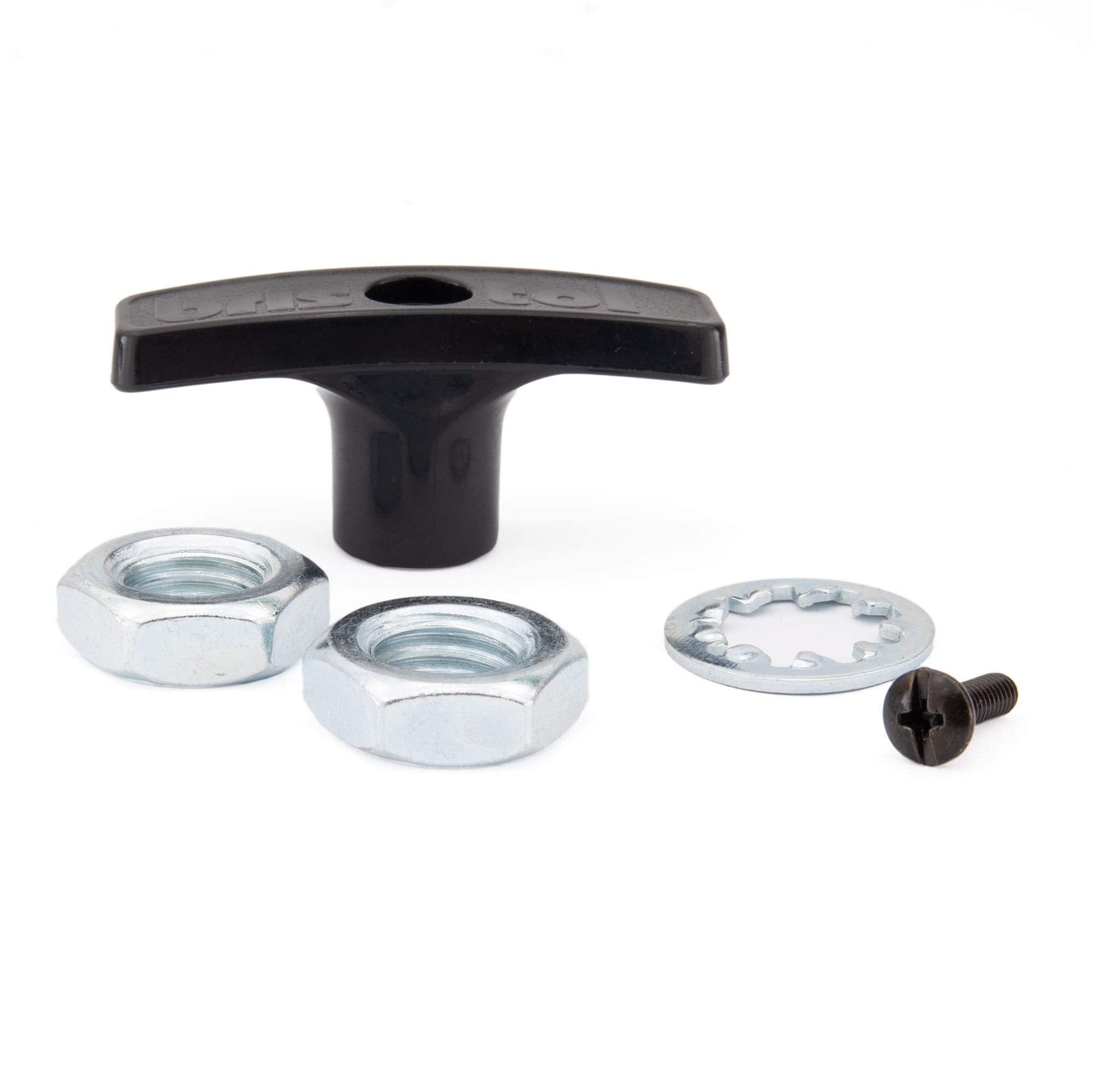 Recpro Rv Waste Valve Handle | Replacement For Valve Extension Rod | Black (Single Pack)