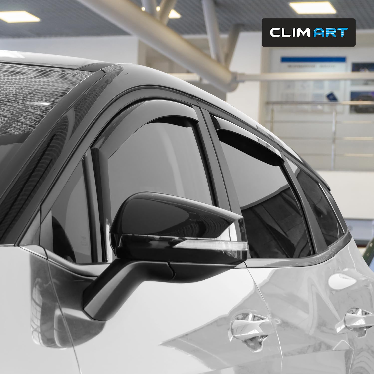 Clim Art In-Channel Incredibly Durable Rain Guards For Kia Sportage 2023-2025, Original Window Deflectors, Vent Window Visors, V