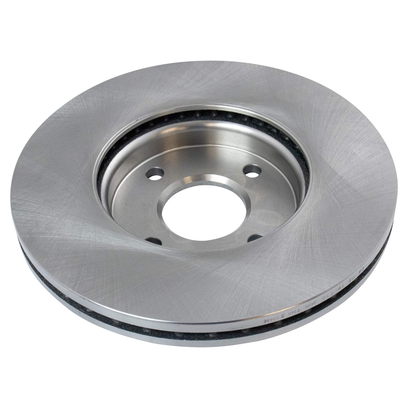 Trq Front Brake Pad & Rotor Kit Brake Pads Brake Rotor Ceramic Compatible With 2005-2007 Ford Focus