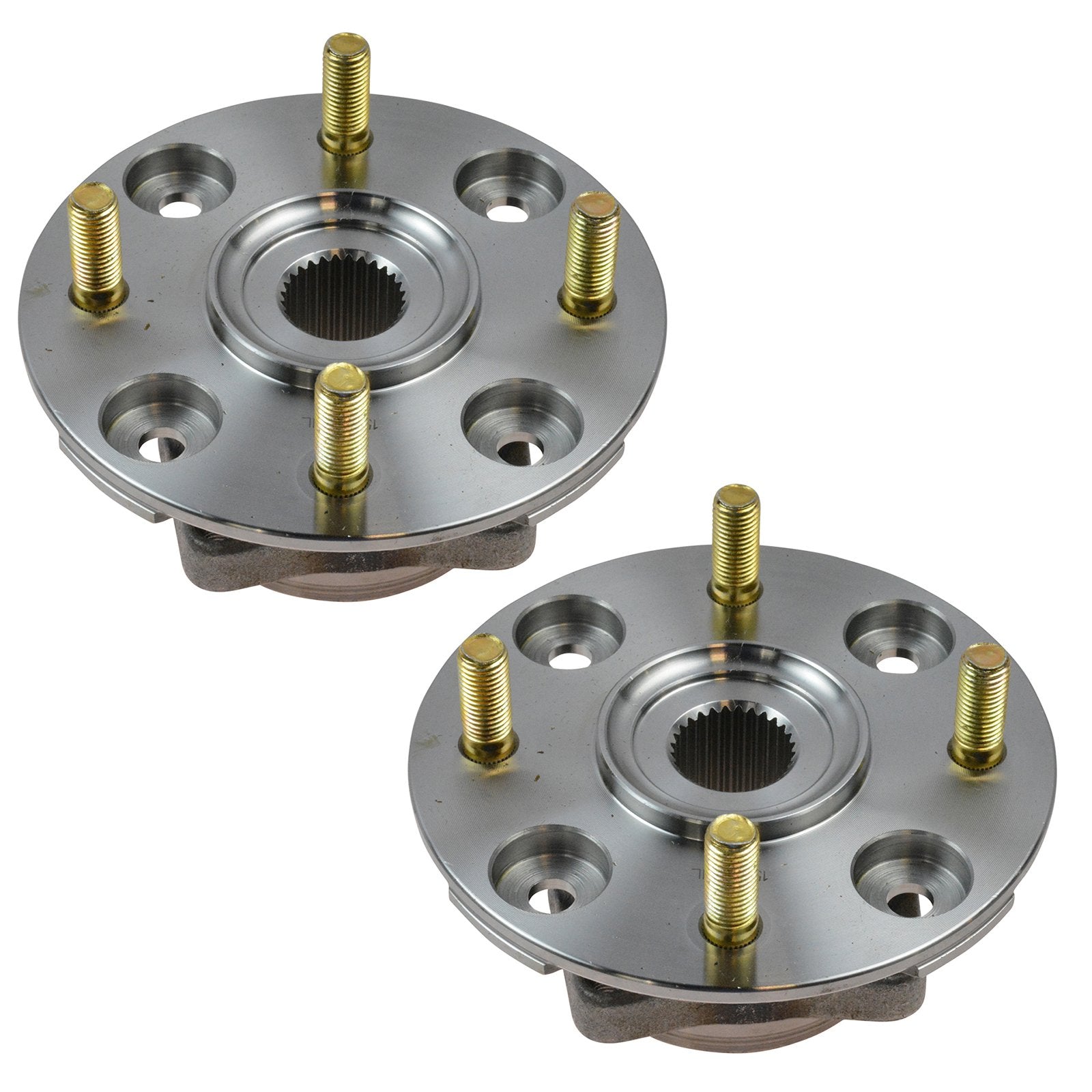 Trq Front Wheel Hub Bearings Assembly Set Compatible With 1997 Acura Cl 1990-1997 Honda Accord