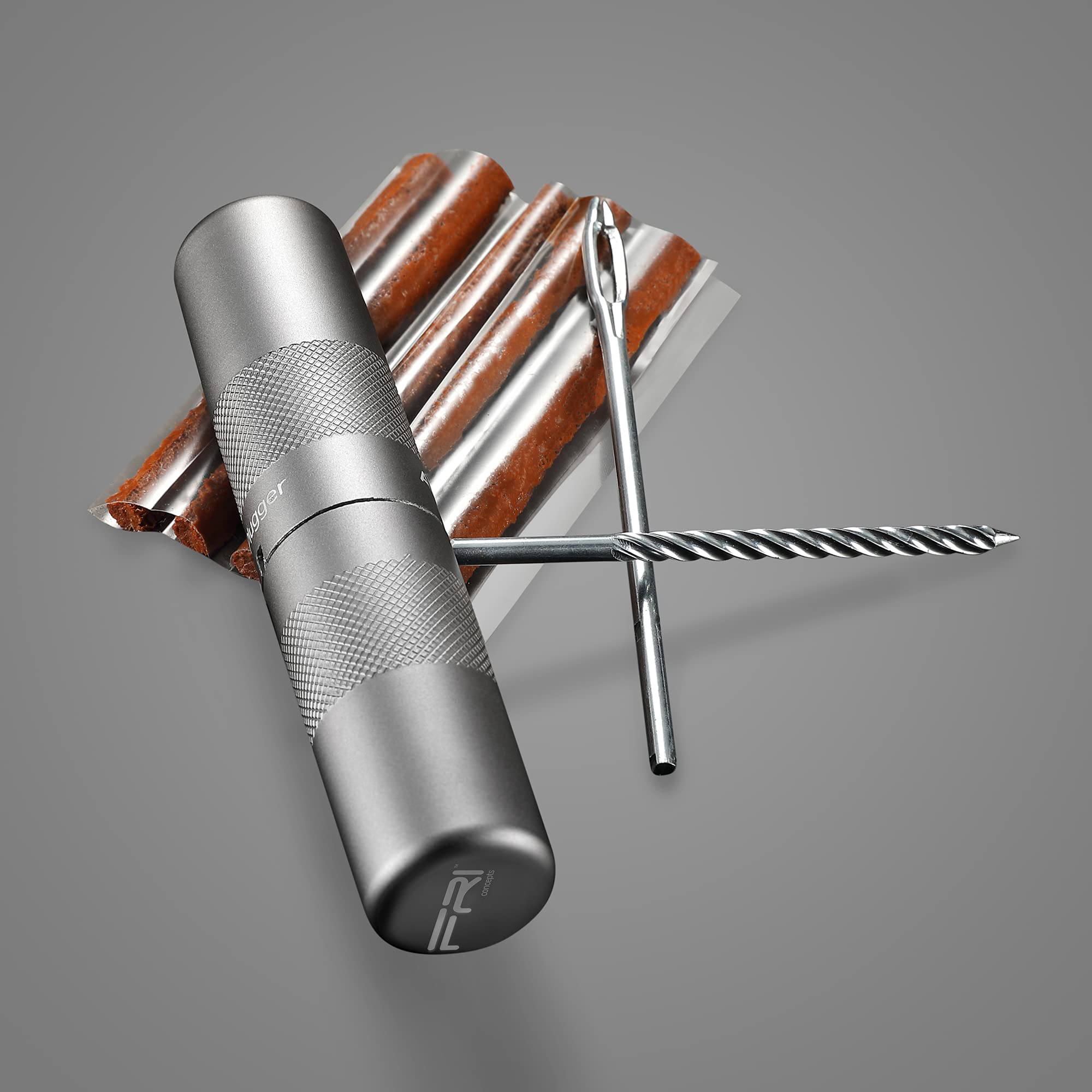 Ari Airplugger, A Compact Tire Repair Kit, Silver, One Size