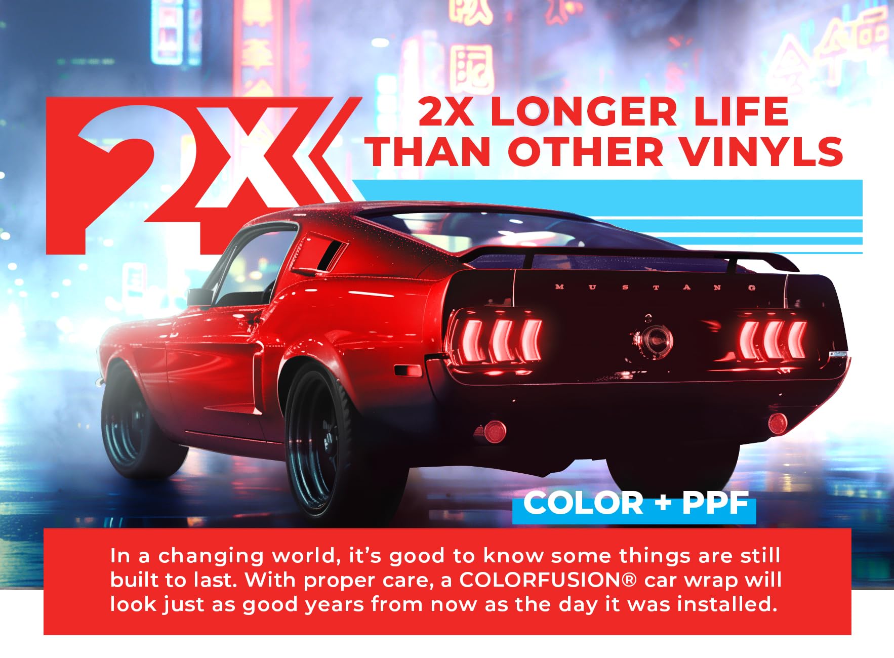 Colorfusion Ppf By Vvivid, Gloss Ultra Red Dry Apply Ppf Vinyl Car Wrap Roll 6Ft X 5Ft