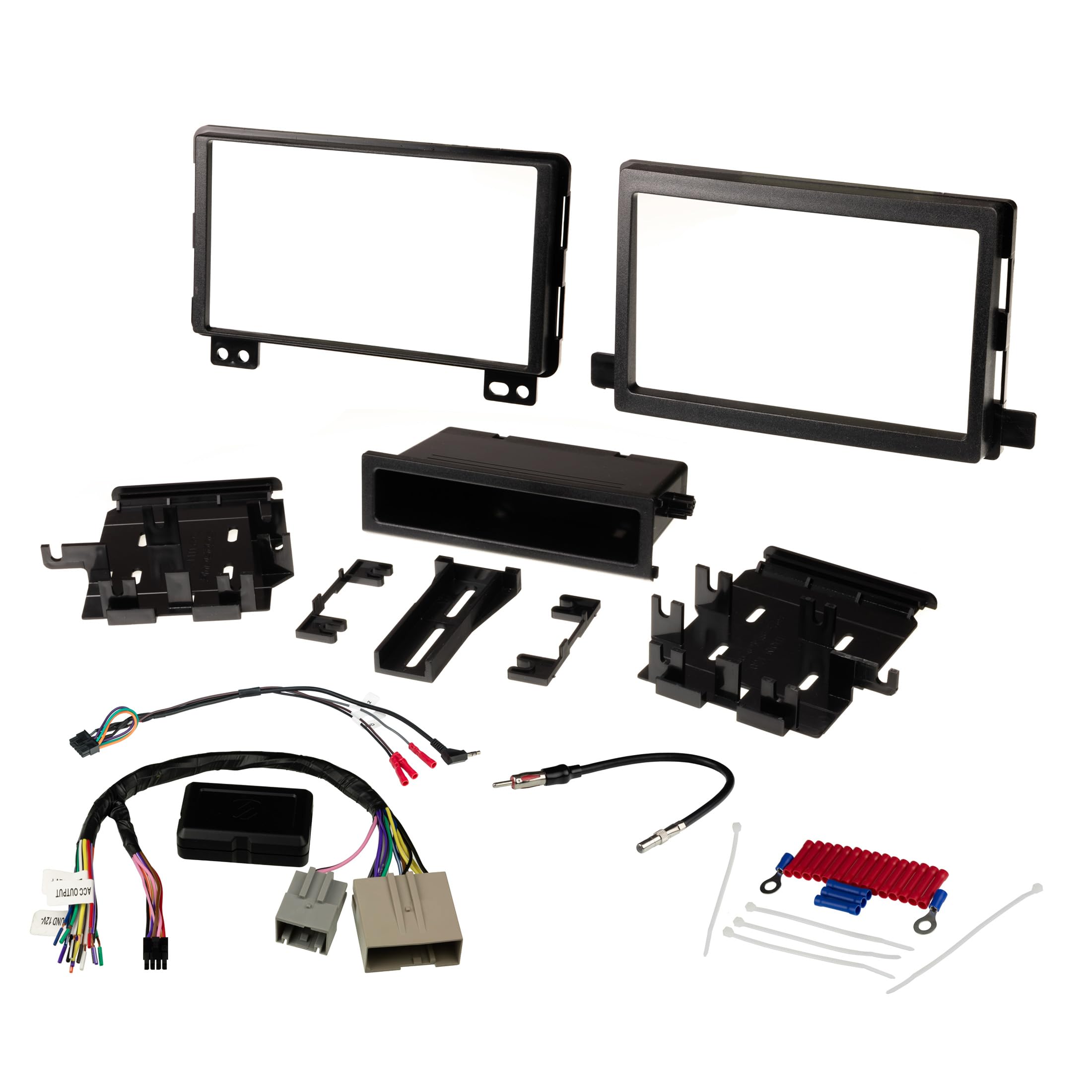 Scosche Fd0514Ddcs Double Din Premium Installation Solution And Interface Compatible With 2005-14 Ford, Lincoln Or Mercury Vehic