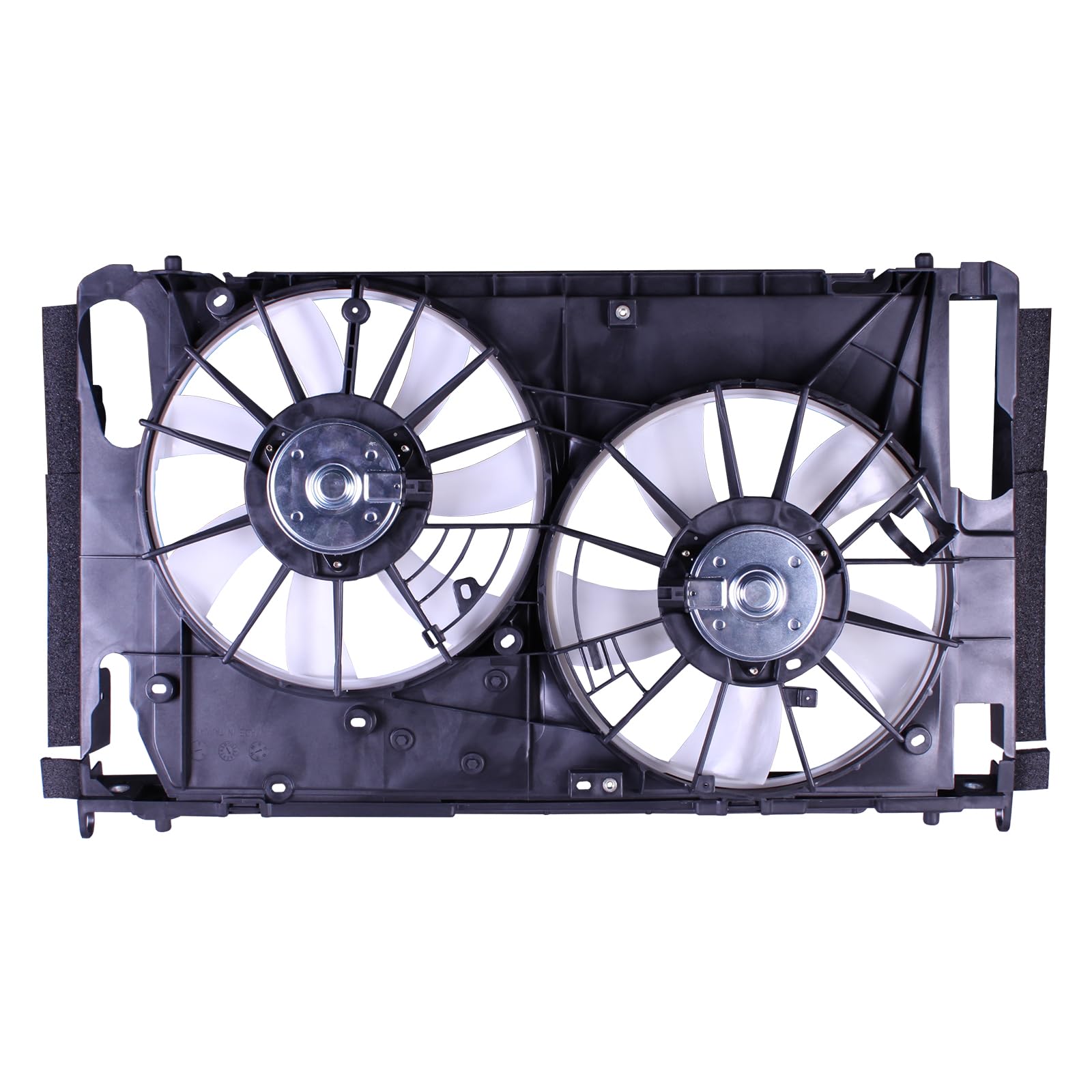 TYG Upgraded Cooling Fan Assembly for 2006-2008 Toyota RAV4 2.4L / 2009-2011 2.5L | Racing-Level OE Replacement Engine Radiator