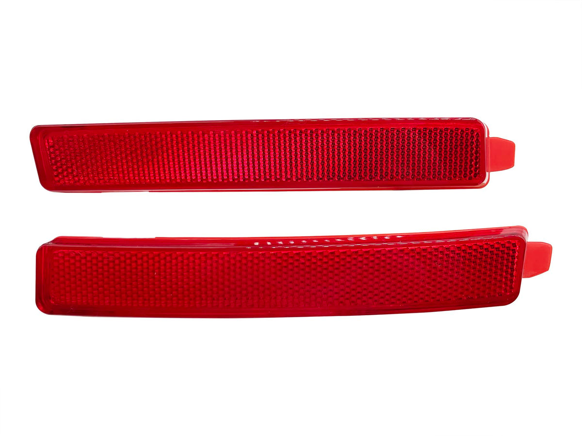 Rear Bumper Reflector For Cadillac Srx | Chevrolet Traverse | Gmc Acadia | Saturn Outlook Tail Light Lamp Pair-Left And Right
