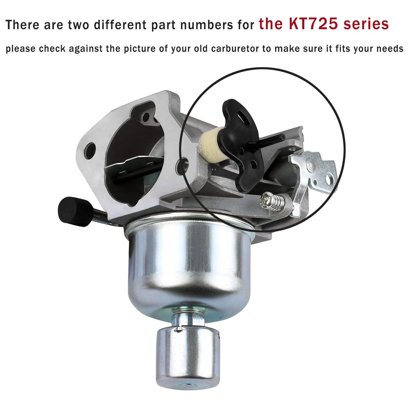 Motofoal KT735 Carburetor for Kohler 7000 Series 22HP-26HP Engines, Replaces 1685321S 3285347S 3285361S