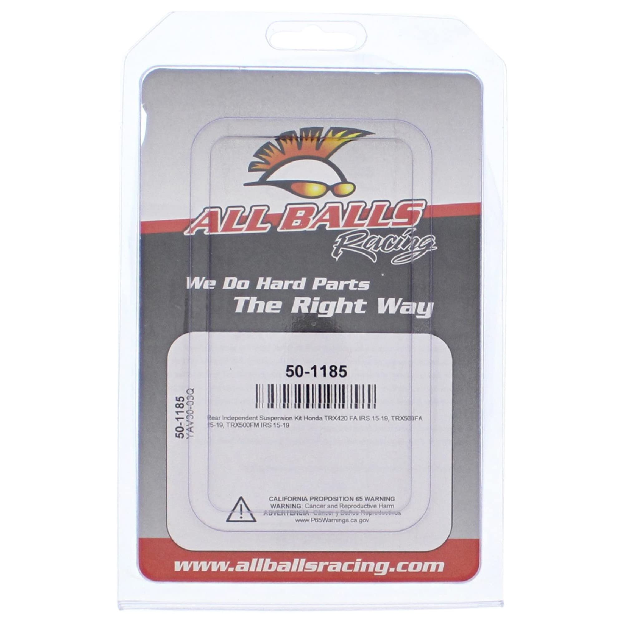 All Balls Racing 50-1185 Rear Independent Suspension Kit Compatible With/Replacement For Honda TRX420 FA IRS 2015-2023, TRX500FA